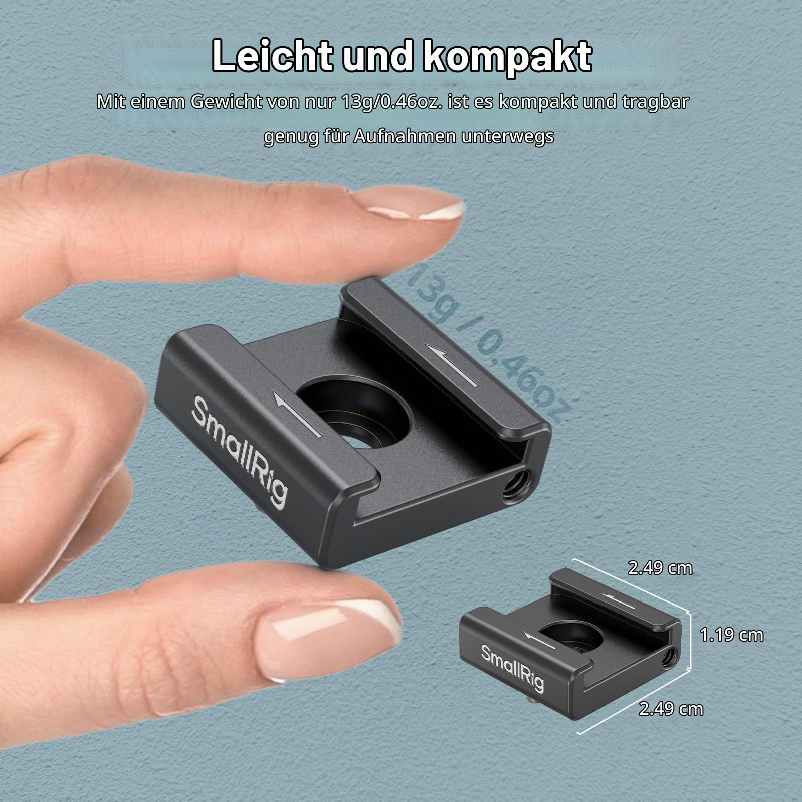 smallrig-5032-anti-twist-cold-shoe-adapter-2er-set-mit-1-4-20 image 5