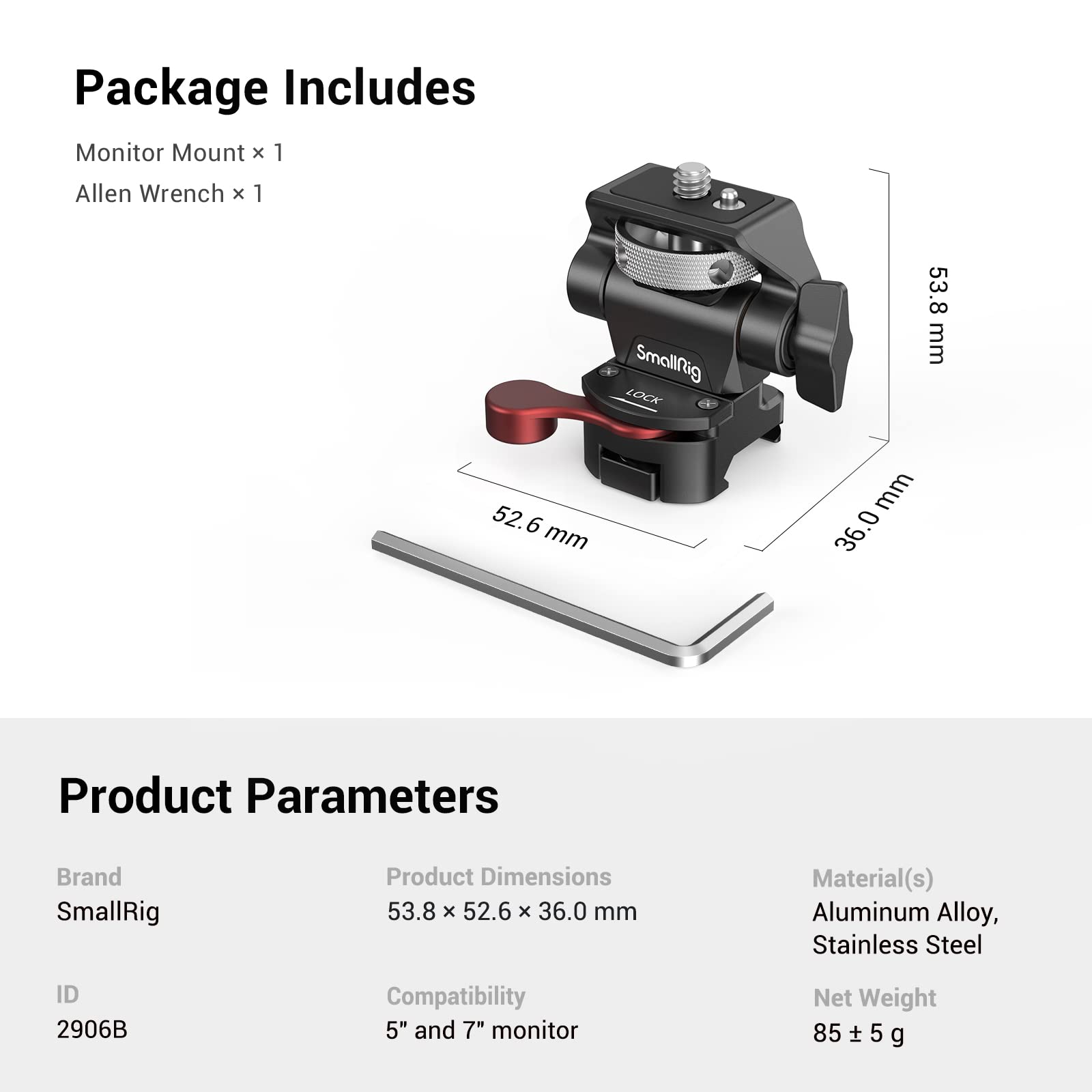 smallrig-monitorhalterung-2906b-mit-nato-klemme-f-r-5-und-7-zoll image 8