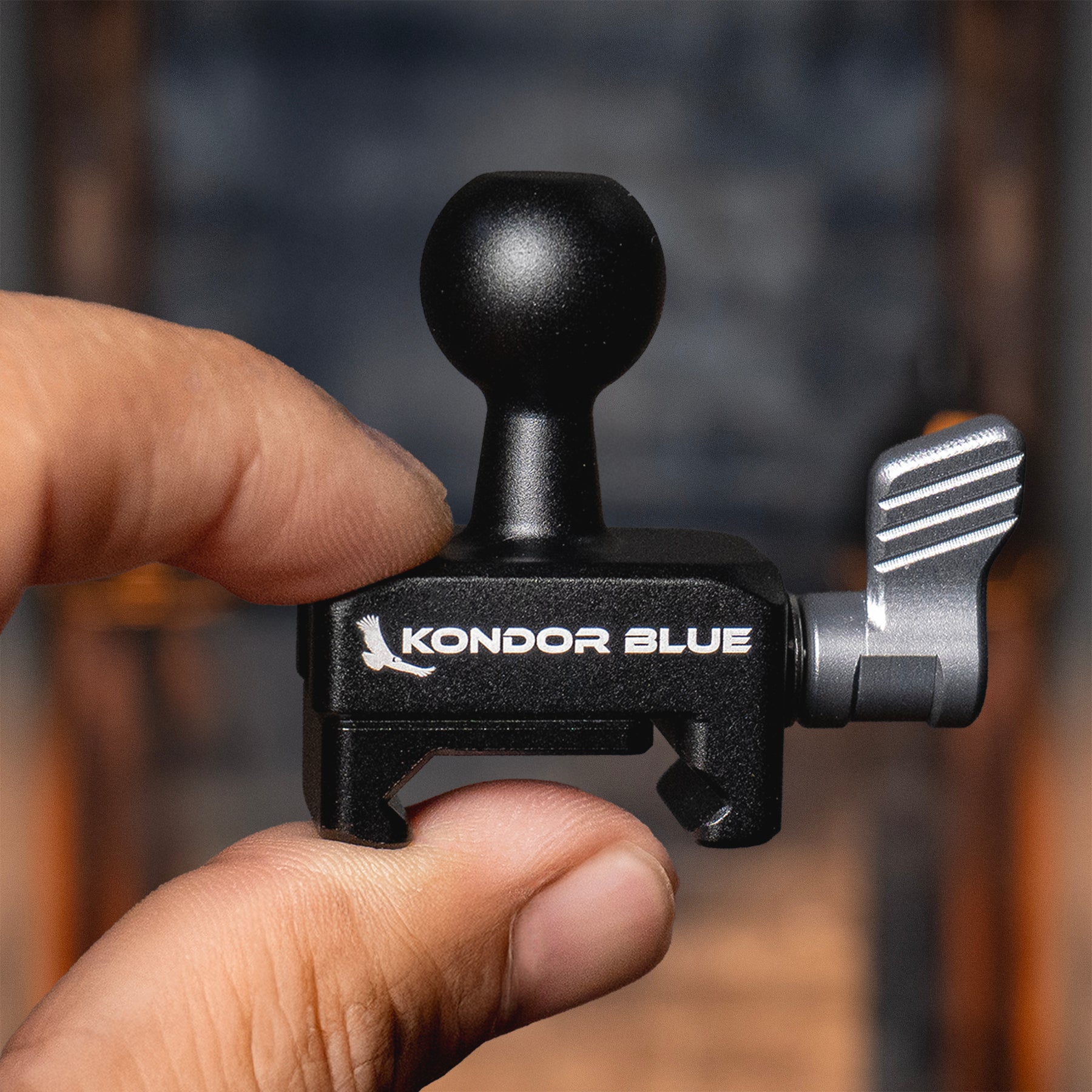 kondor-blue-easyrig-ball-zu-nato-clamp-adapter image 2