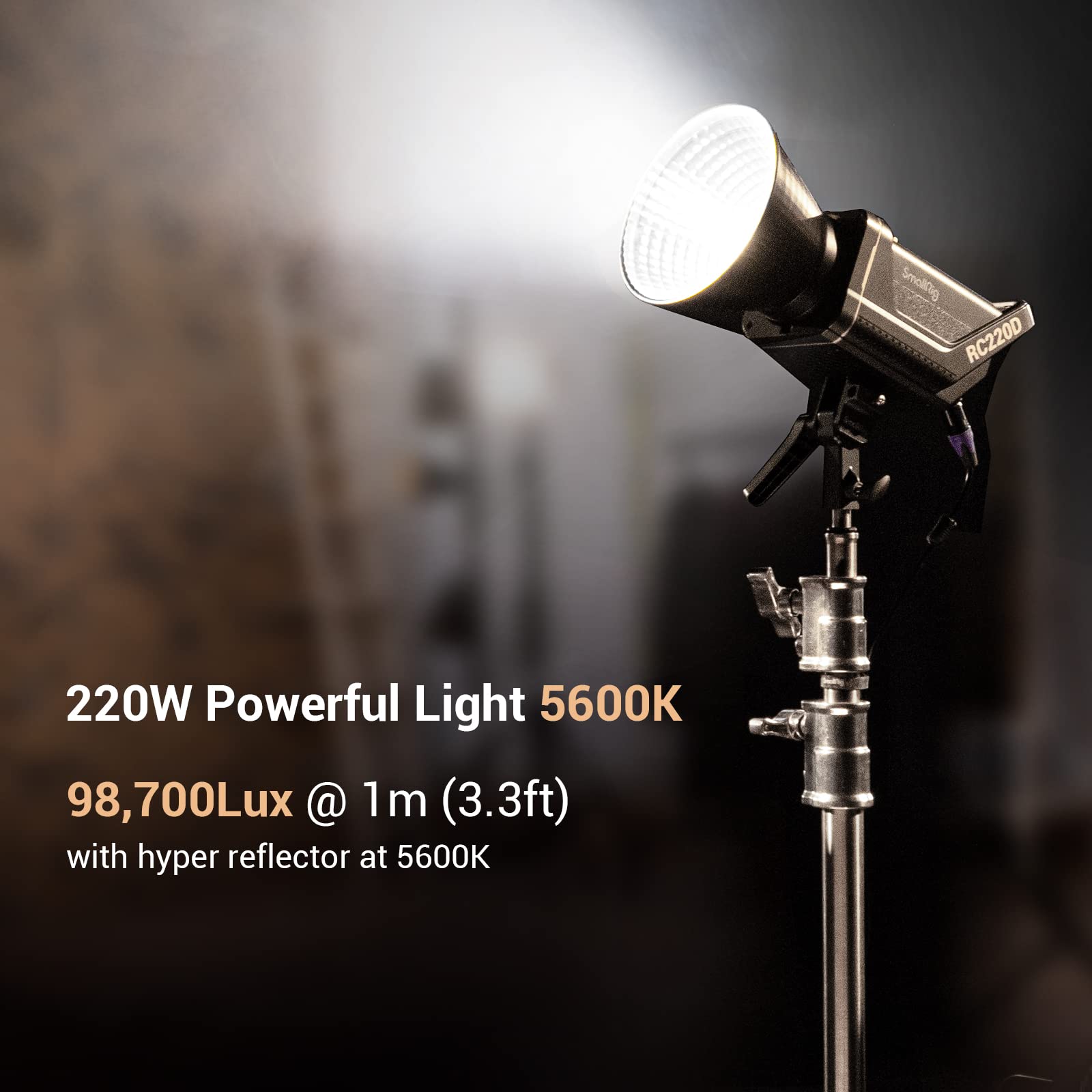 smallrig-rc-220d-3618-220w-cob-videoleuchte-2700k-6500k-bowens-mount image 2