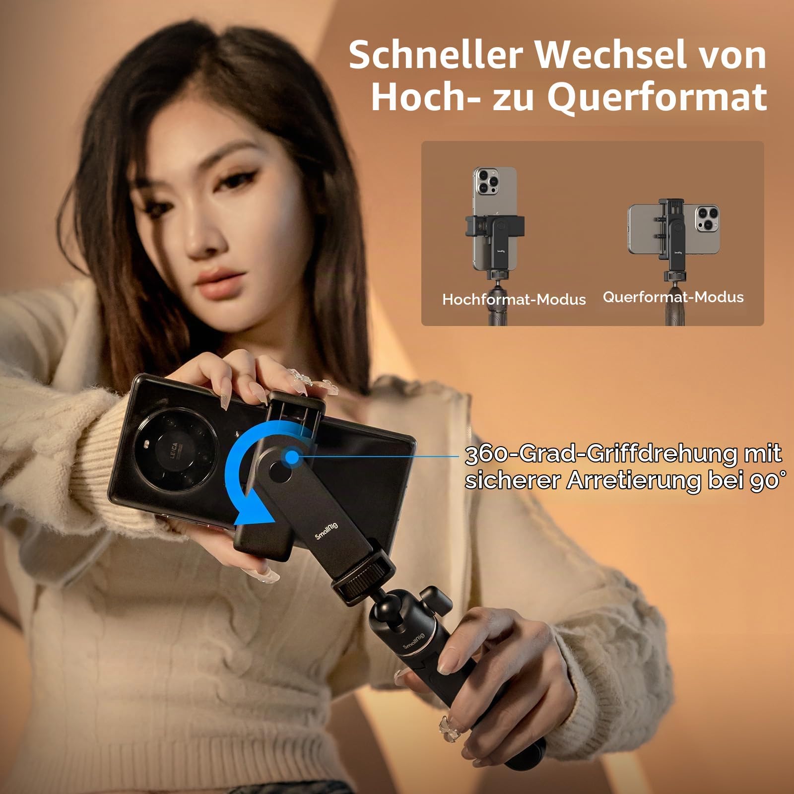 smallrig-4366-universal-phone-holder-telefonklemme-mit-cold-shoe image 4