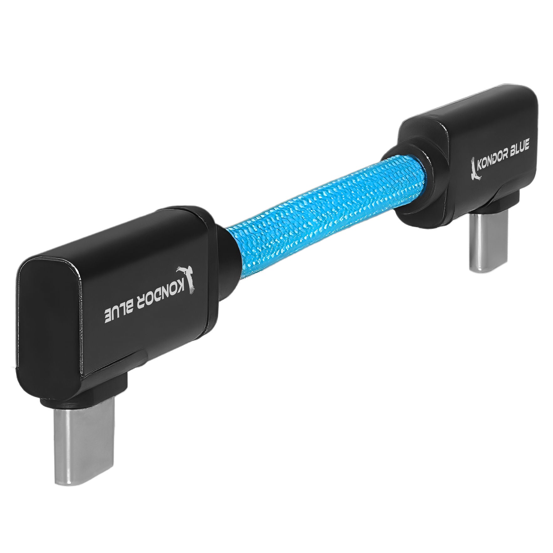 kondor-blue-usb-c-3-2-kabel-4-dual-right-angle-20gbps-100w image 2