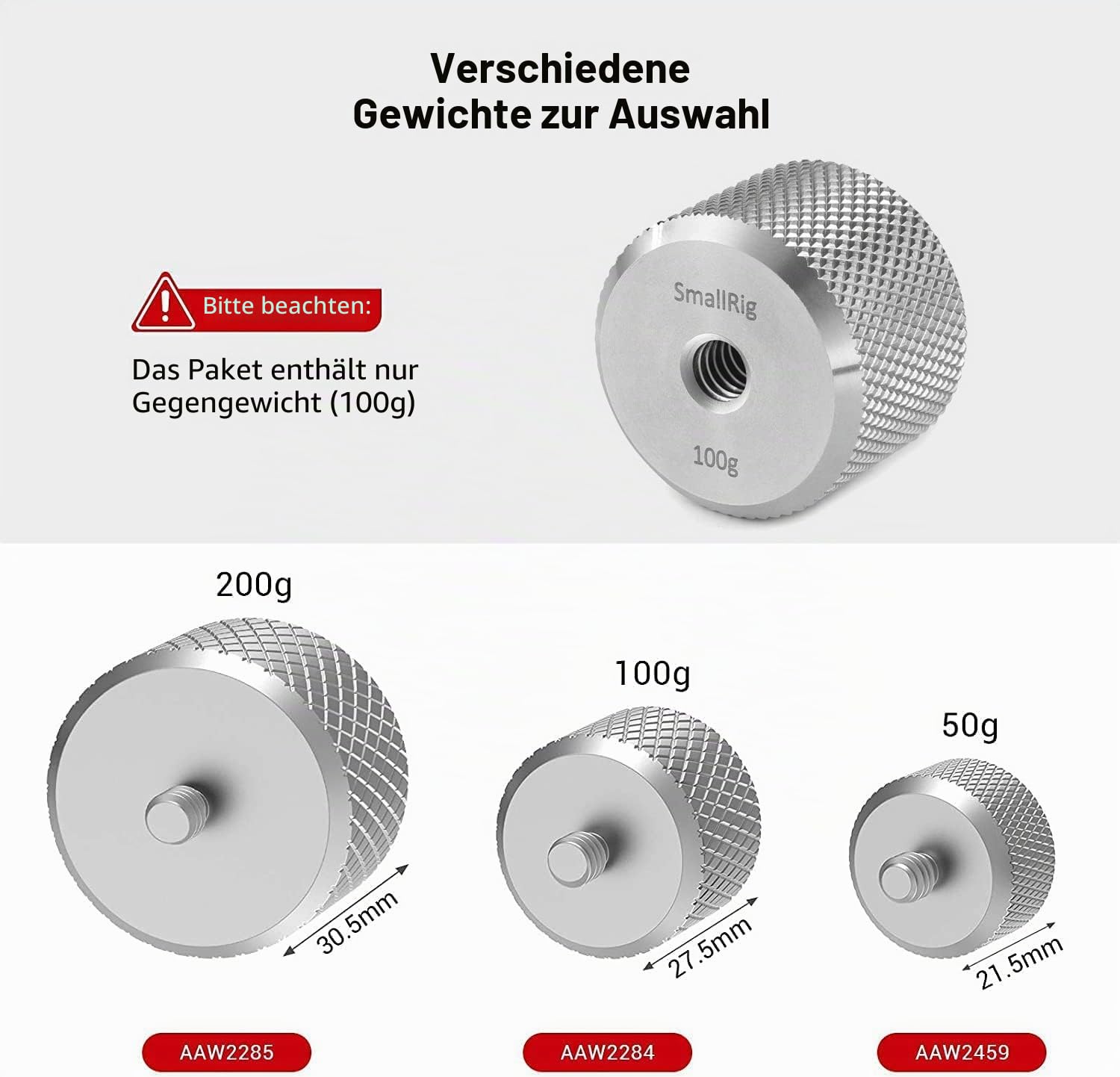 smallrig-gimbal-gegengewicht-set-mit-montageklemme-und-2x-100g-counterweight image 5
