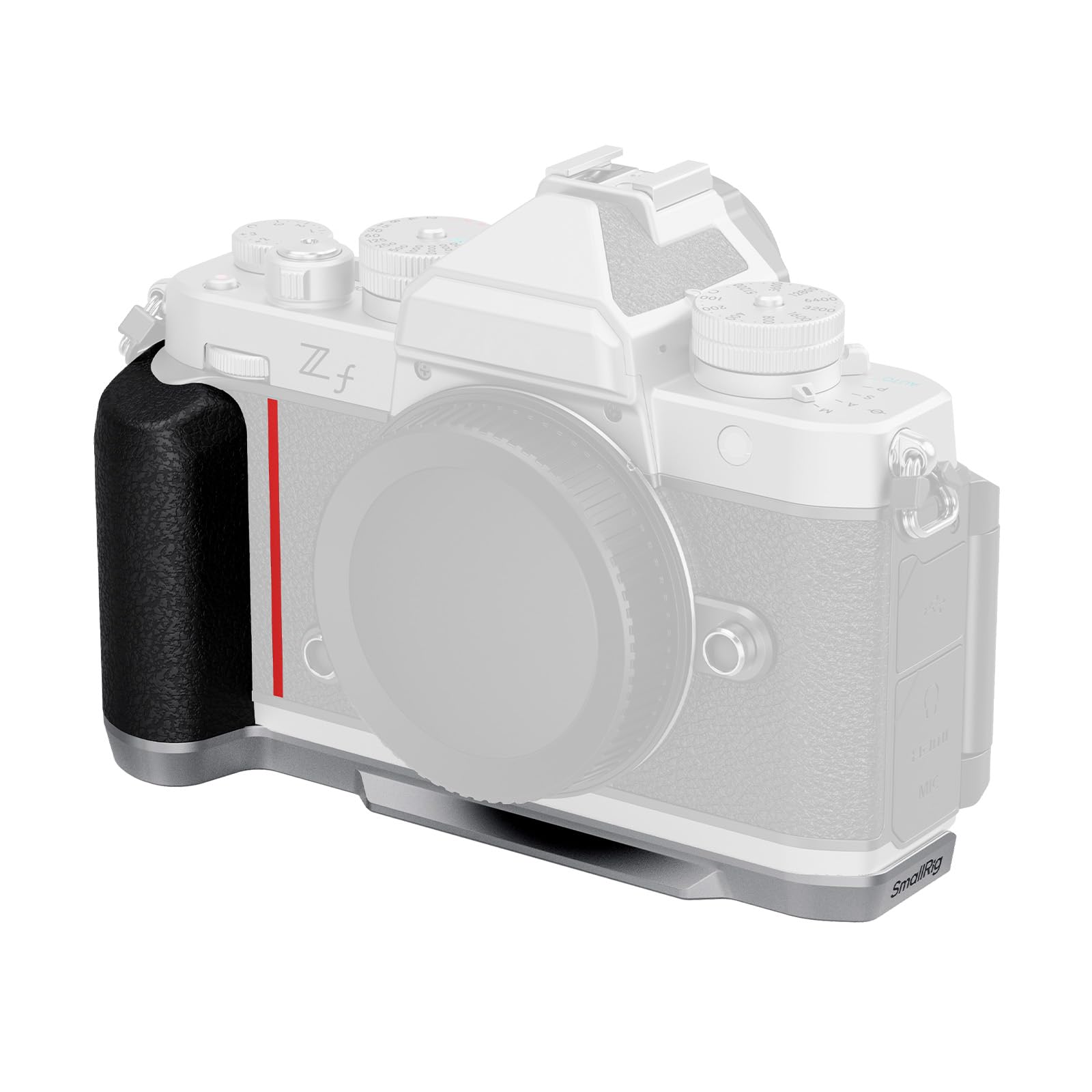 smallrig-5706-silikon-l-griff-silber-f-r-nikon-z-f-mit-arca-swiss-platte image 1