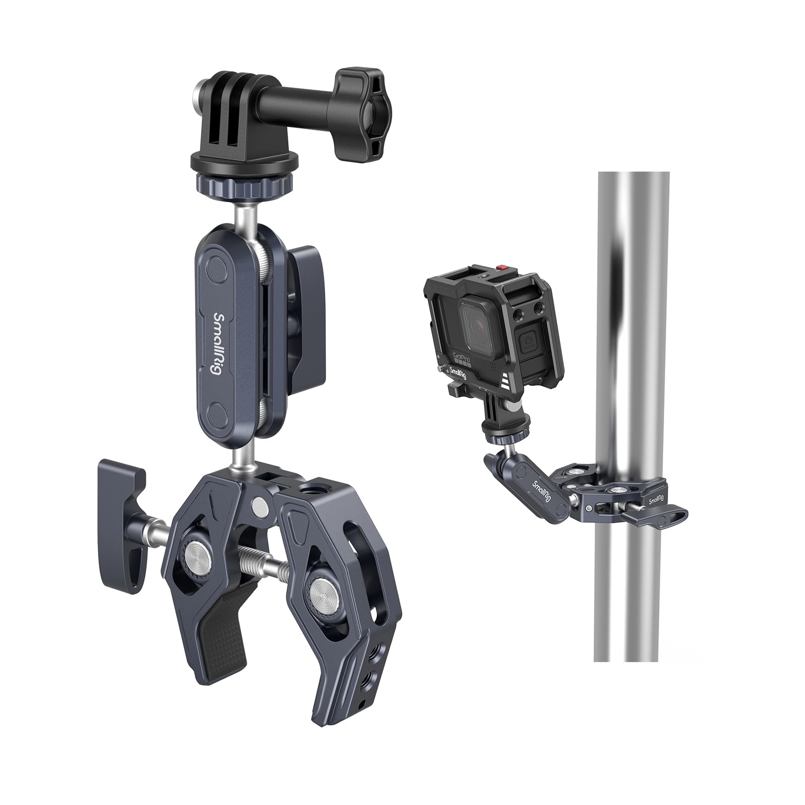 smallrig-super-clamp-mit-ballhead-magic-arm-und-action-adapter image 1