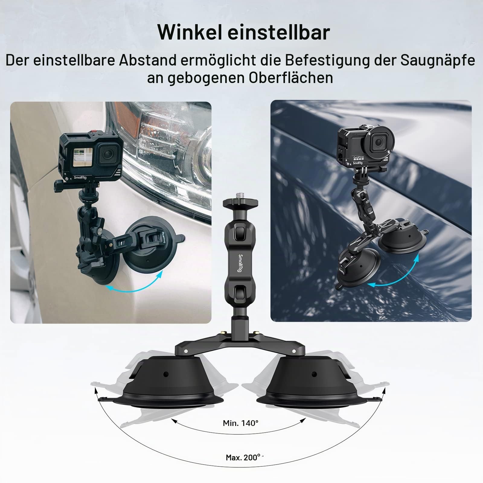 smallrig-saugnapfhalterung-mit-magic-arm-f-r-gopro-actioncam-und-leichte-kameras image 4