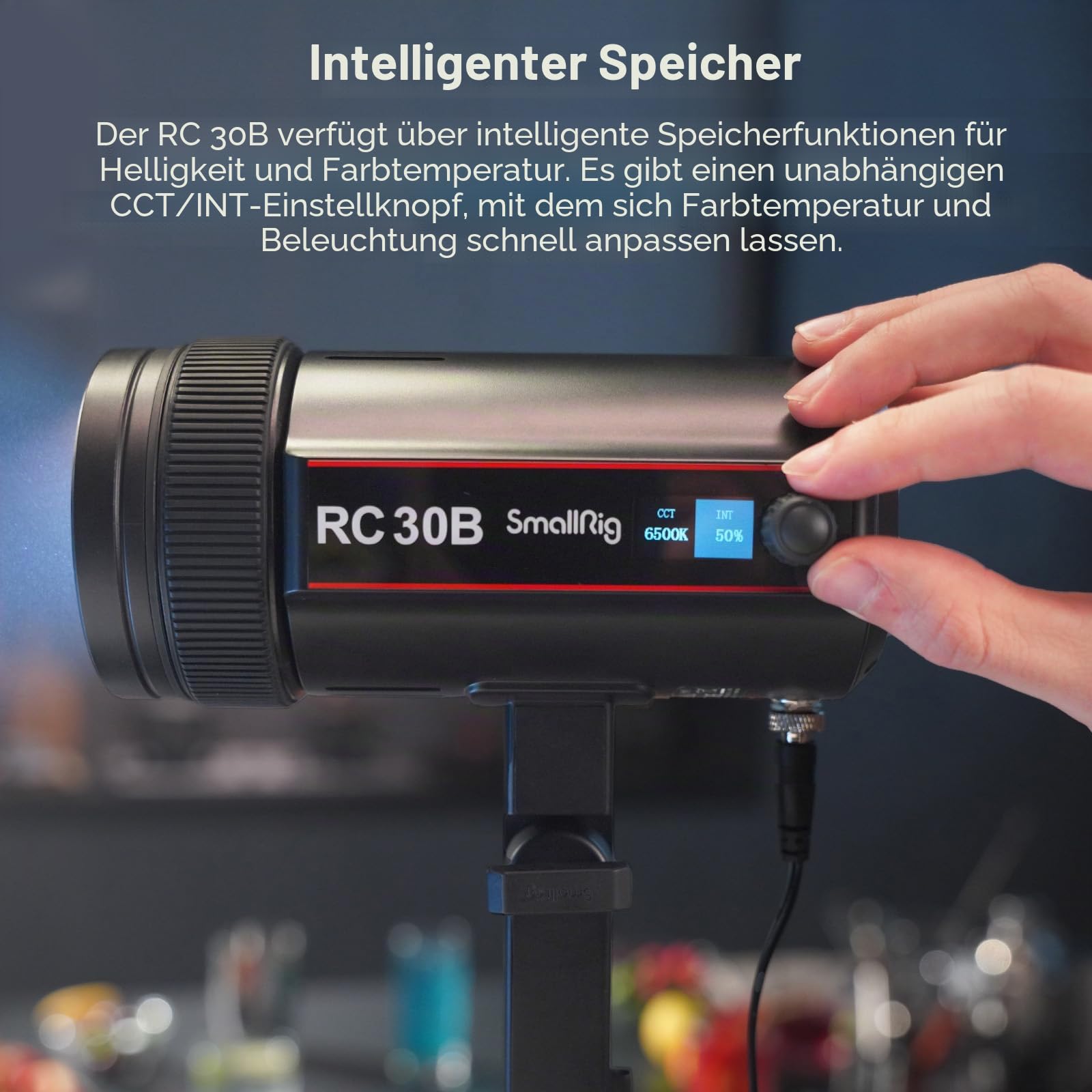 smallrig-4280-rc-30b-cob-videolicht-bi-color-30w-2700k-6500k image 6