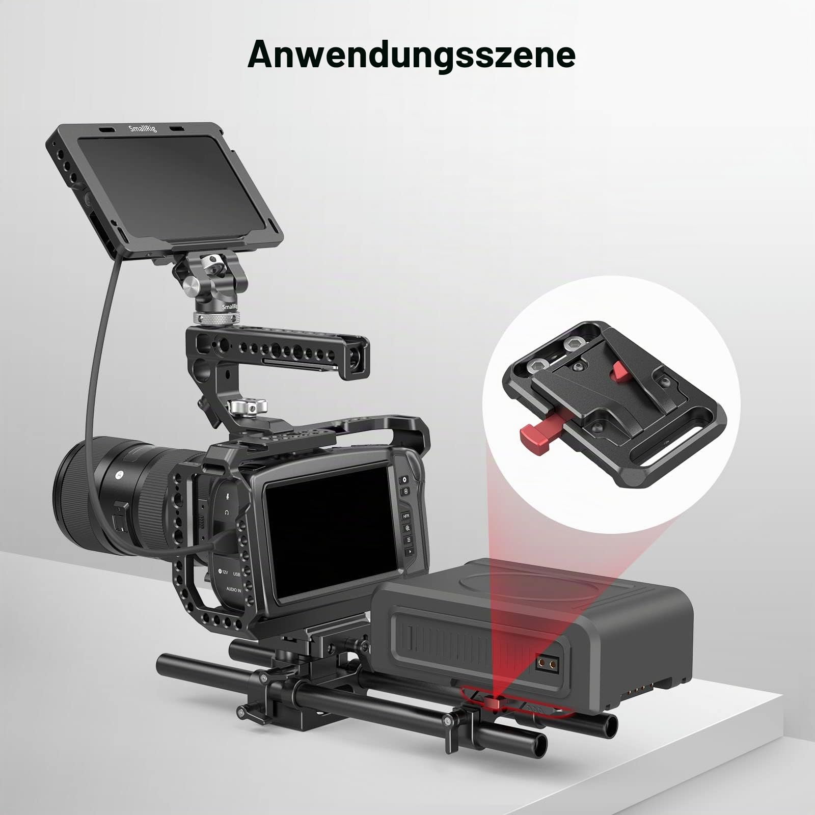 smallrig-2987-mini-v-mount-batterieplatte-akkuhalterung-aus-aluminium-63-g image 4