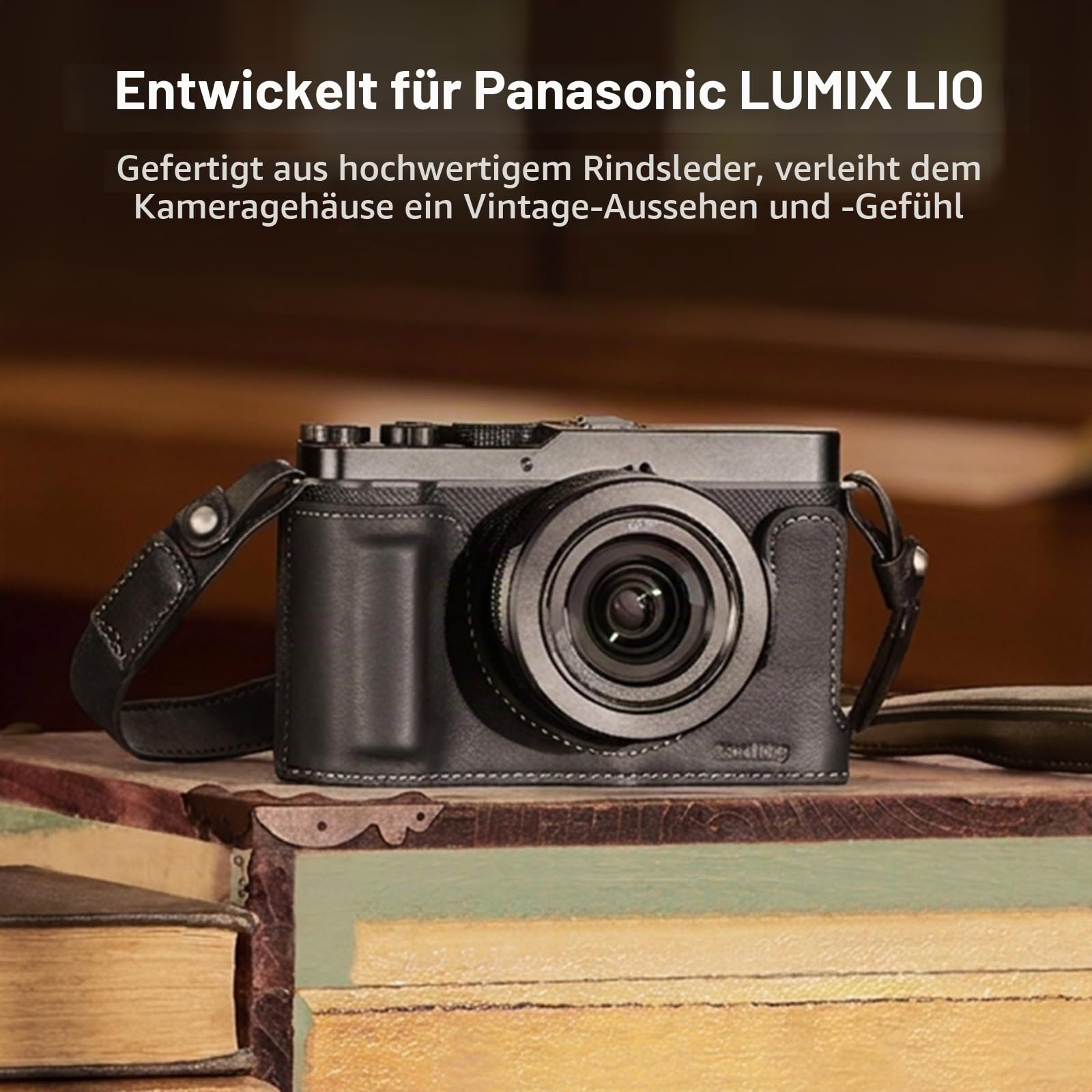 smallrig-6274-leder-halbtasche-f-r-panasonic-lumix-l10-mit-schultergurt-schwarz image 2