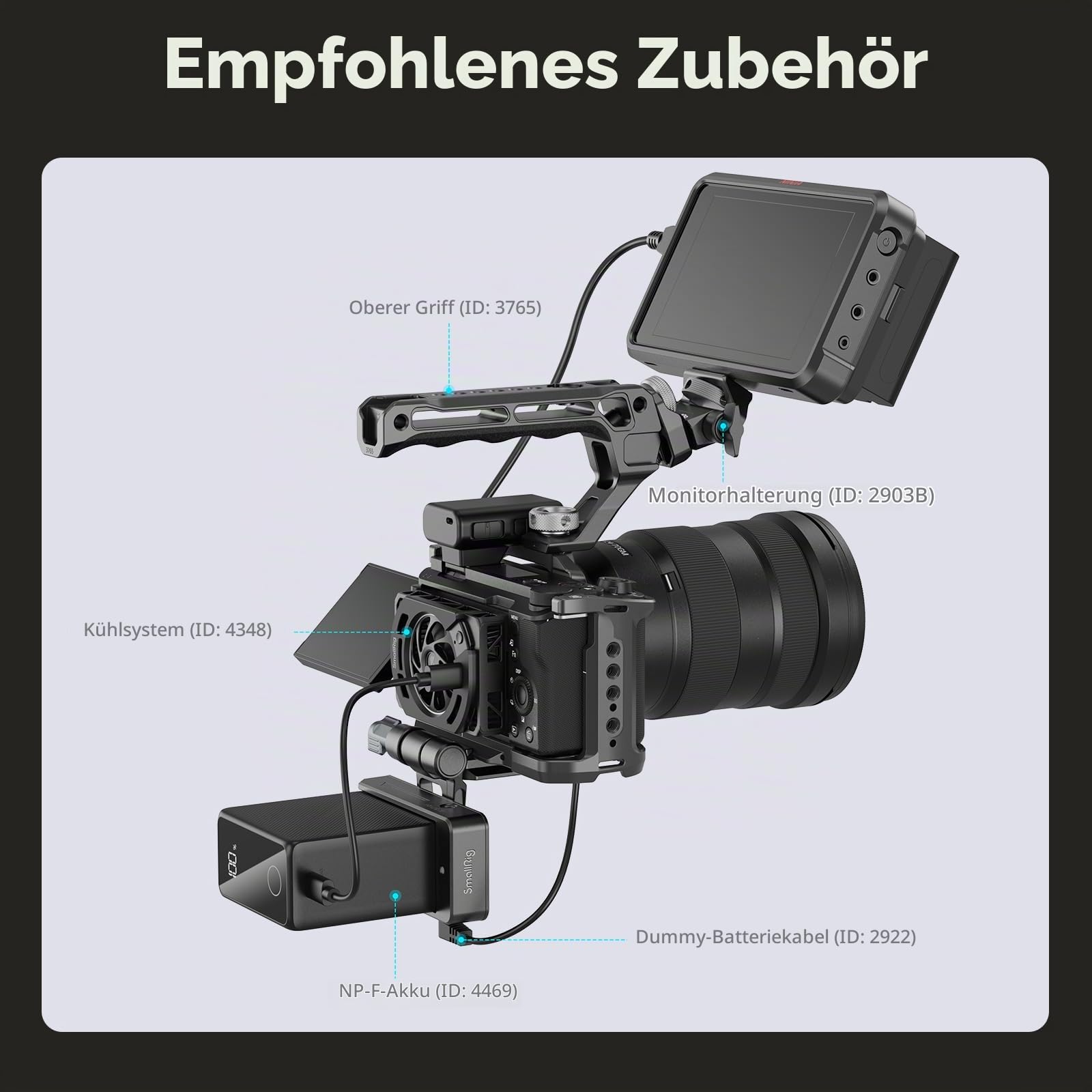 smallrig-zv-e10-ii-cage-kit-4867-f-r-sony-alpha-zv-e10-ii-mit-hdmi-kabelklemme-u image 8