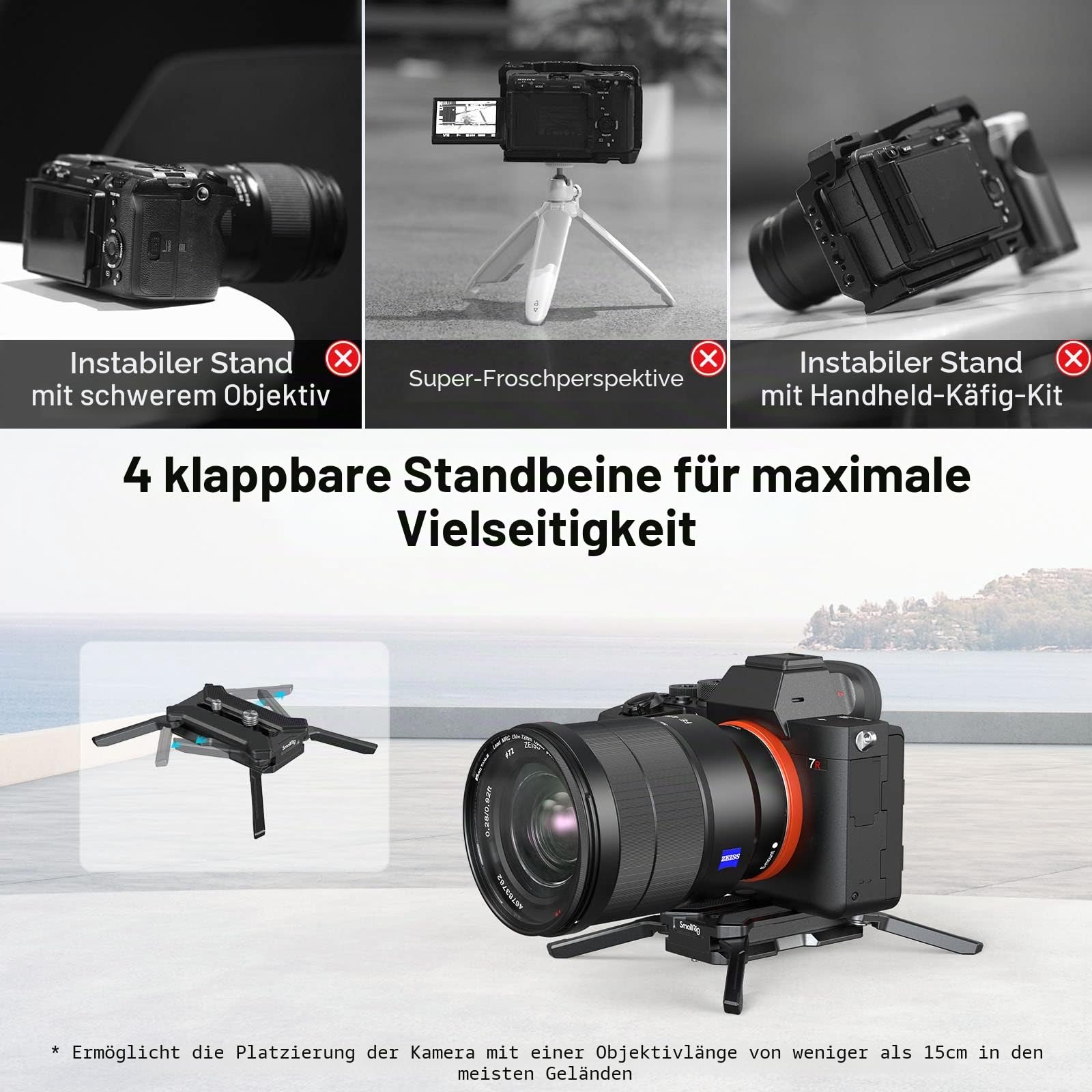 smallrig-3913-schnellwechselplatte-f-r-arca-typ-mit-faltbarer-vierfu-halterung-2 image 3