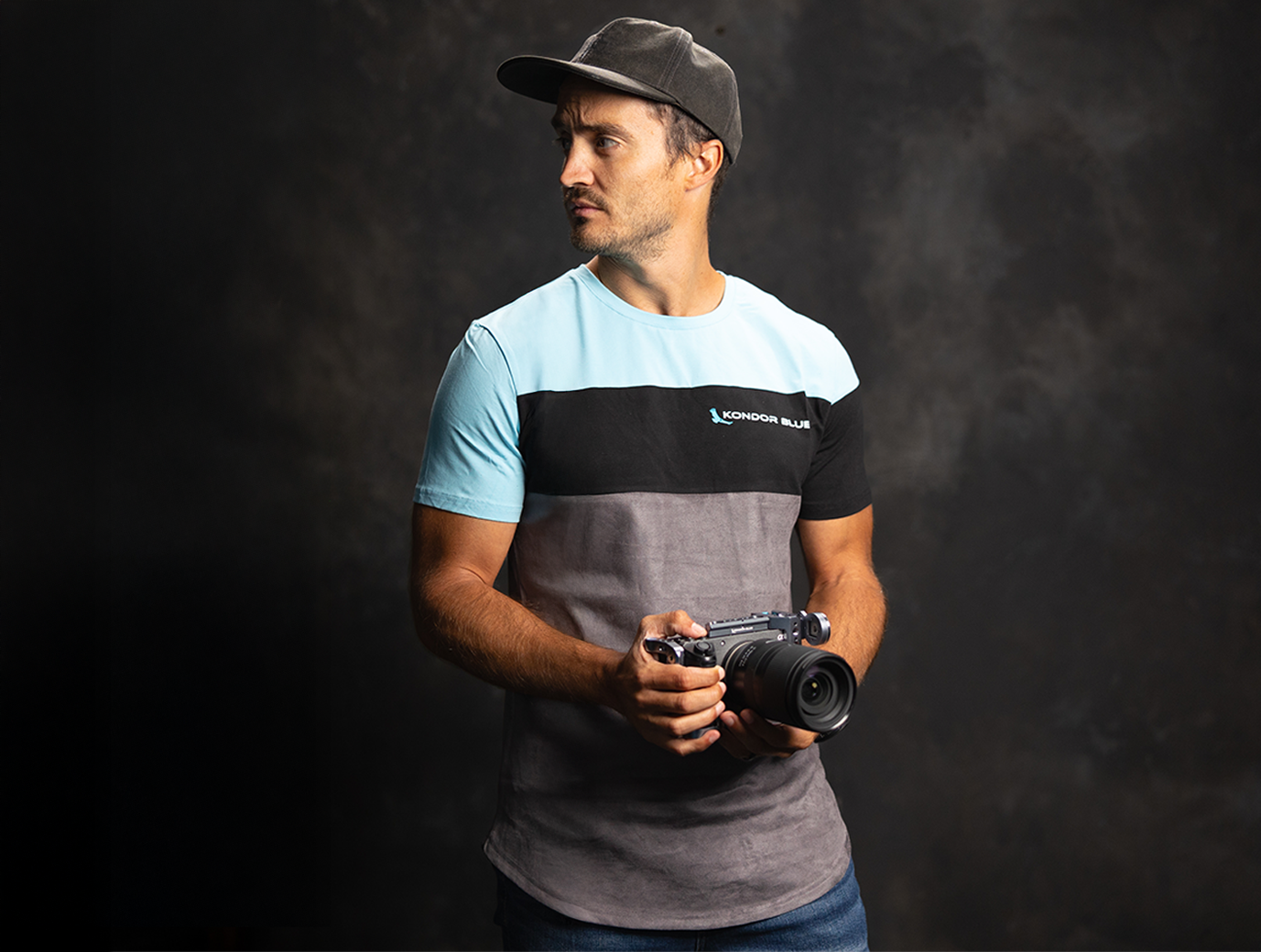 kondor-blue-premium-lens-cleaning-microfiber-t-shirt image 3