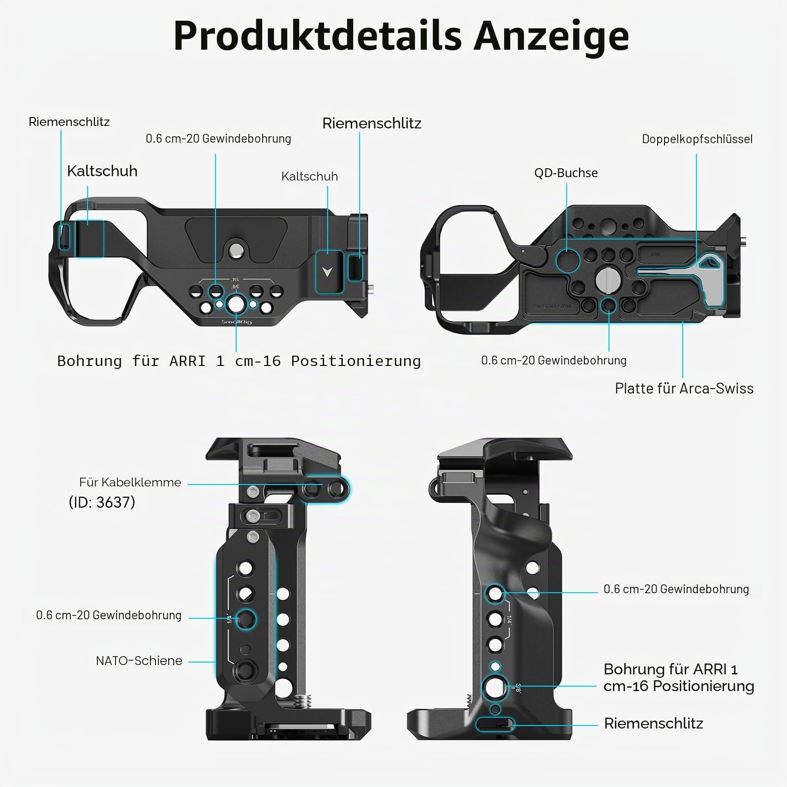 smallrig-kamerak-fig-2087d-mit-nato-schiene-f-r-sony-a7-iii-a7r-iii image 3