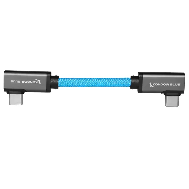kondor-blue-usb-c-3-2-kabel-4-dual-right-angle-20gbps-100w image 1