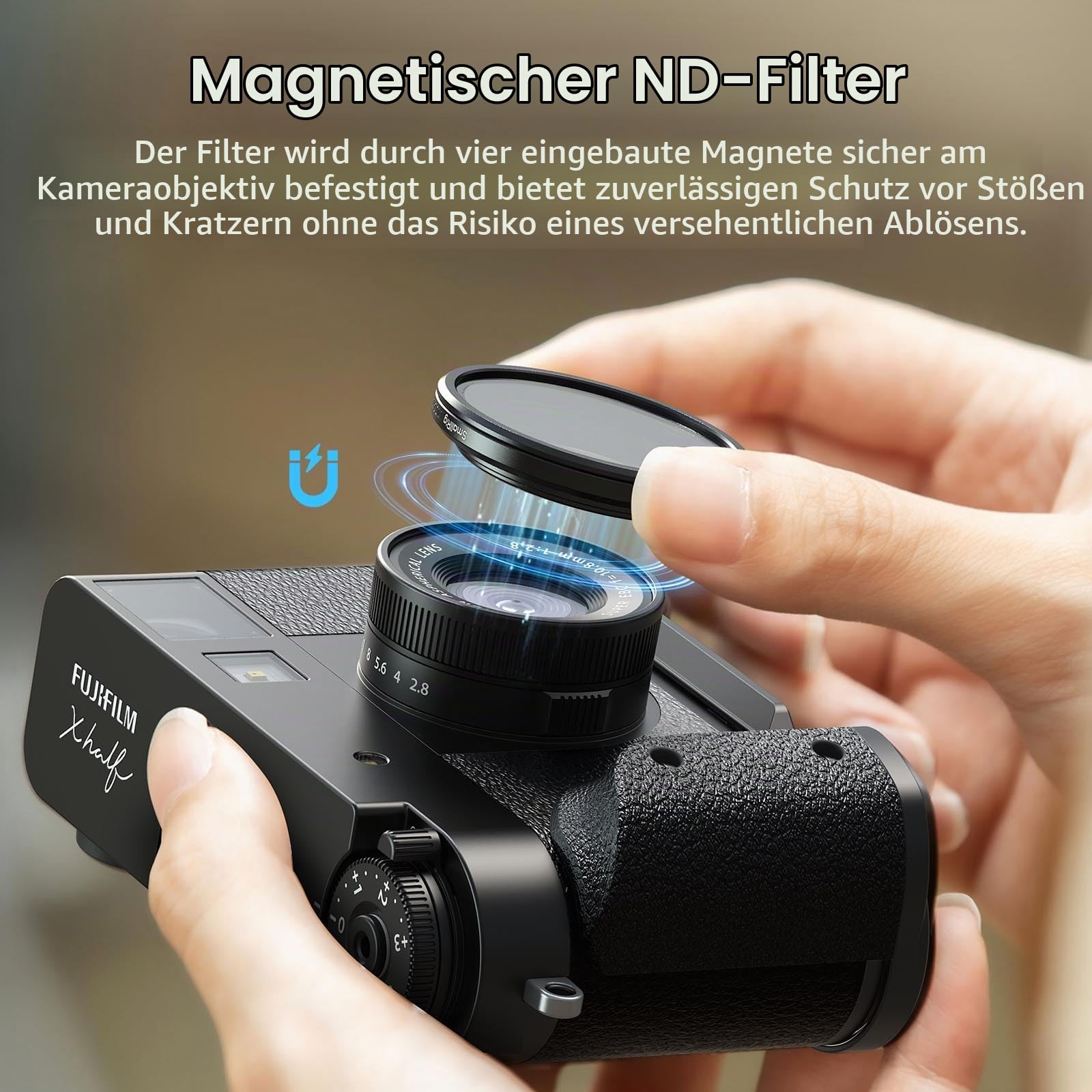 smallrig-magnetischer-vnd-filter-nd2-nd32-f-r-fujifilm-x-half-schwarz-5225 image 2