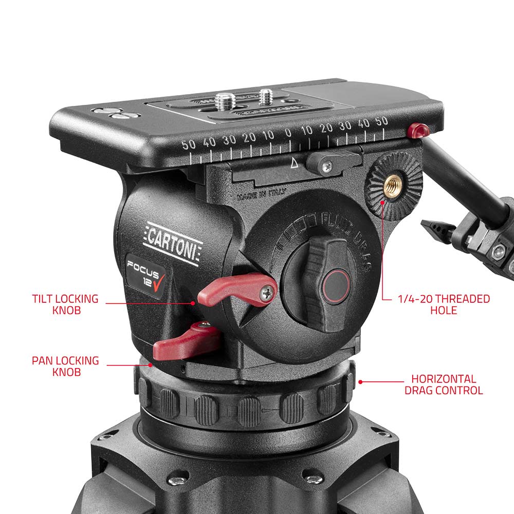 shape-focus-12-fluid-head-stativ-mit-red-lock-beinen-mid-level-spreader image 6