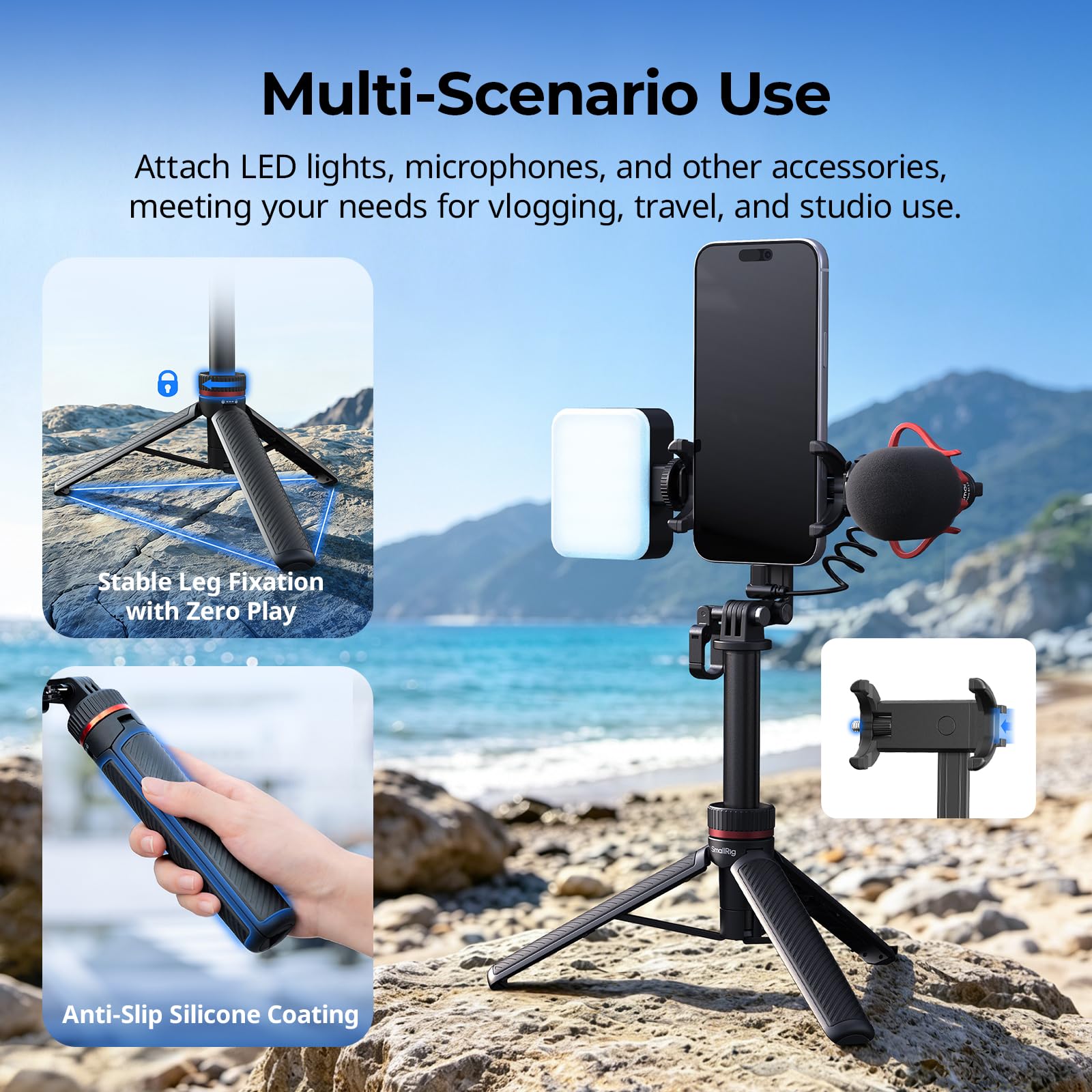 smallrig-vt-17-3-in-1-mini-reisestativ-selfie-stick-4-stufig image 7