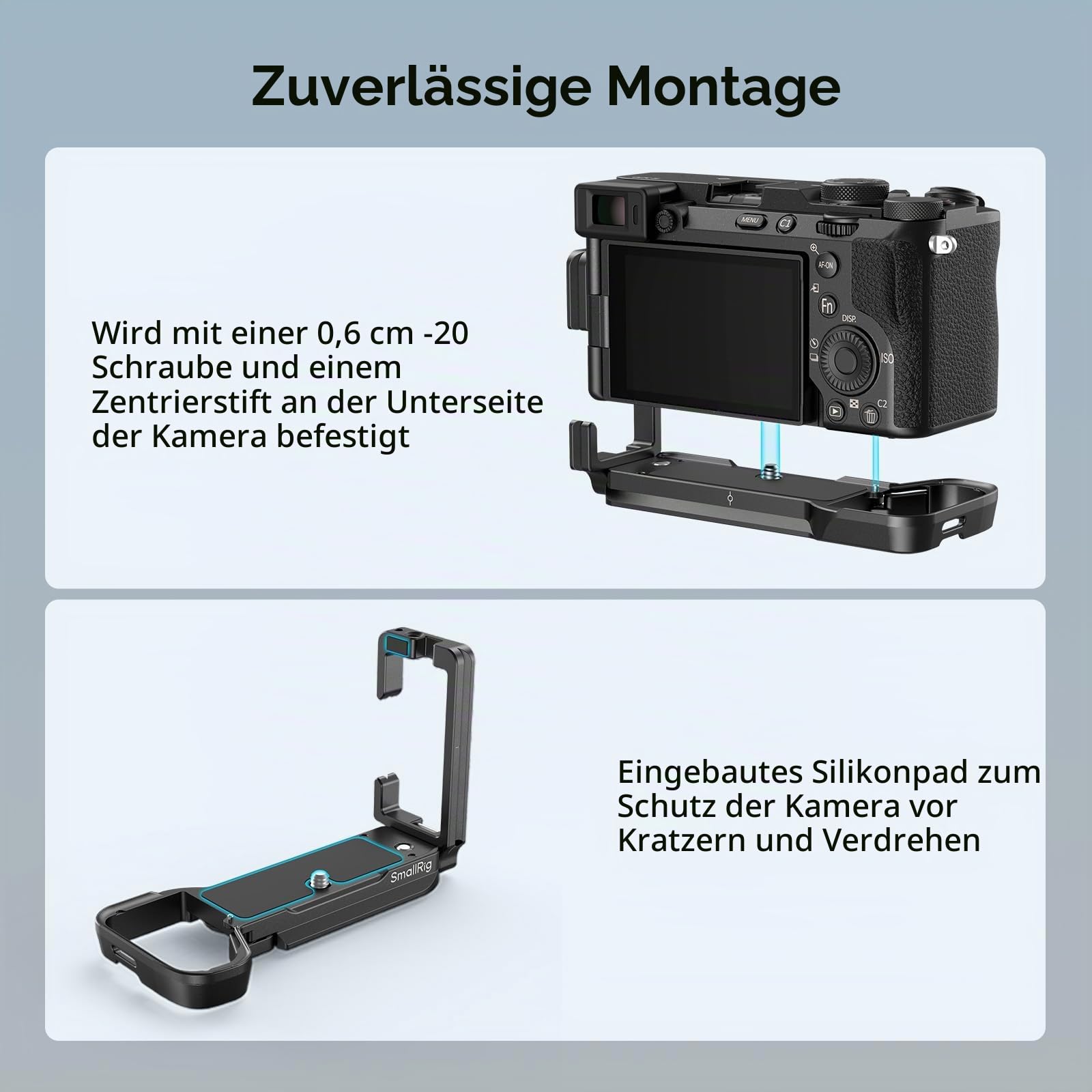 smallrig-4569-l-bracket-l-winkel-f-r-sony-alpha-7c-ii-7cr-mit-arca-platte image 3