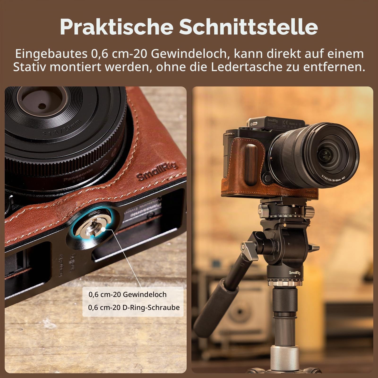 smallrig-s9-leder-half-case-4703-f-r-panasonic-lumix-s9 image 4