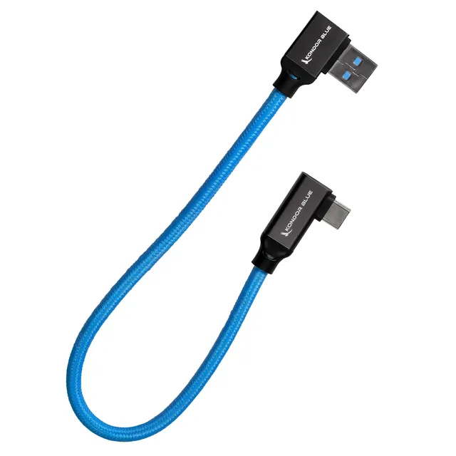 kondor-blue-usb-c-auf-usb-a-kabel-12-gewinkelt-zu-gewinkelt image 1