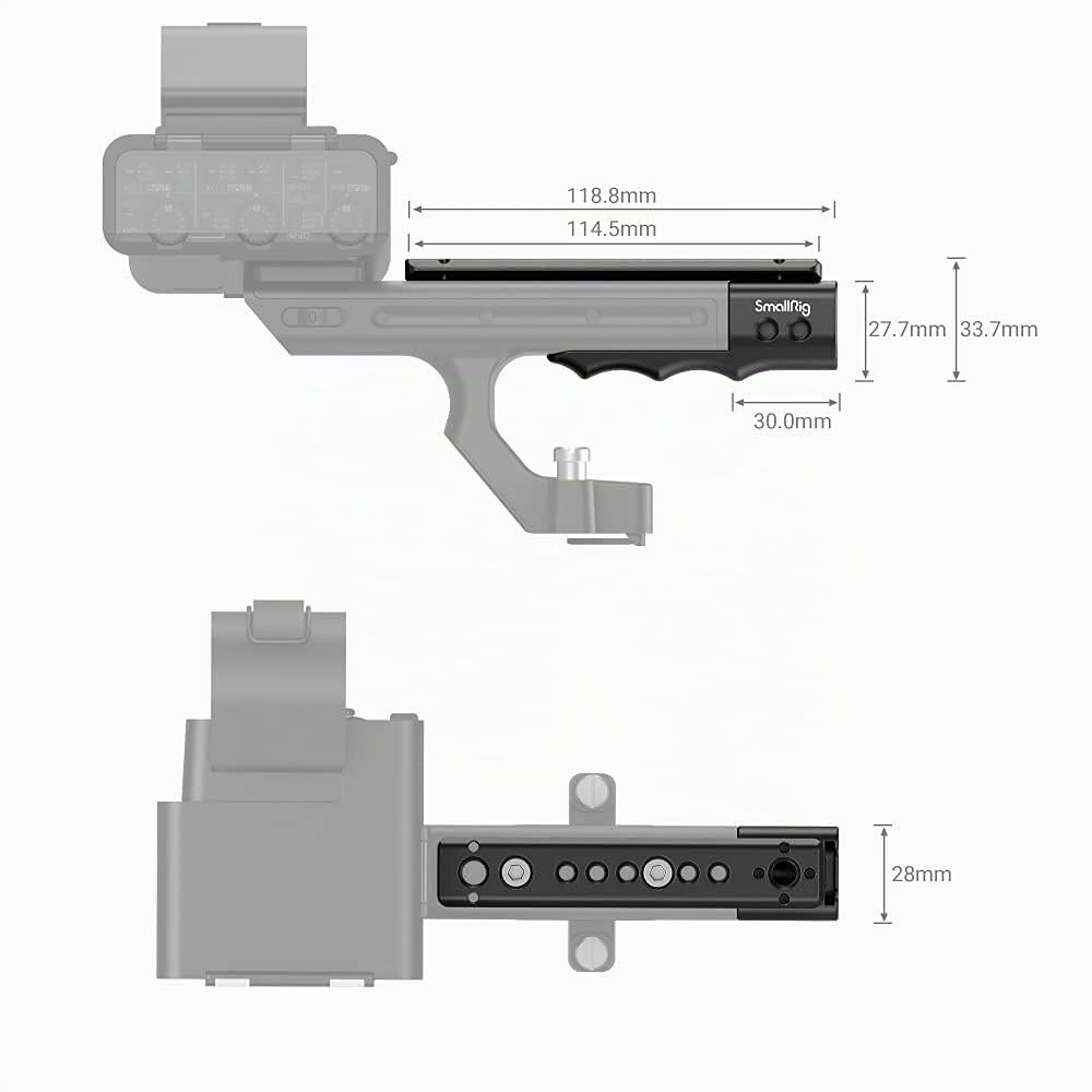 smallrig-md3490-fx3-fx30-xlr-griffverl-ngerung-30mm-mit-nato-rail image 7