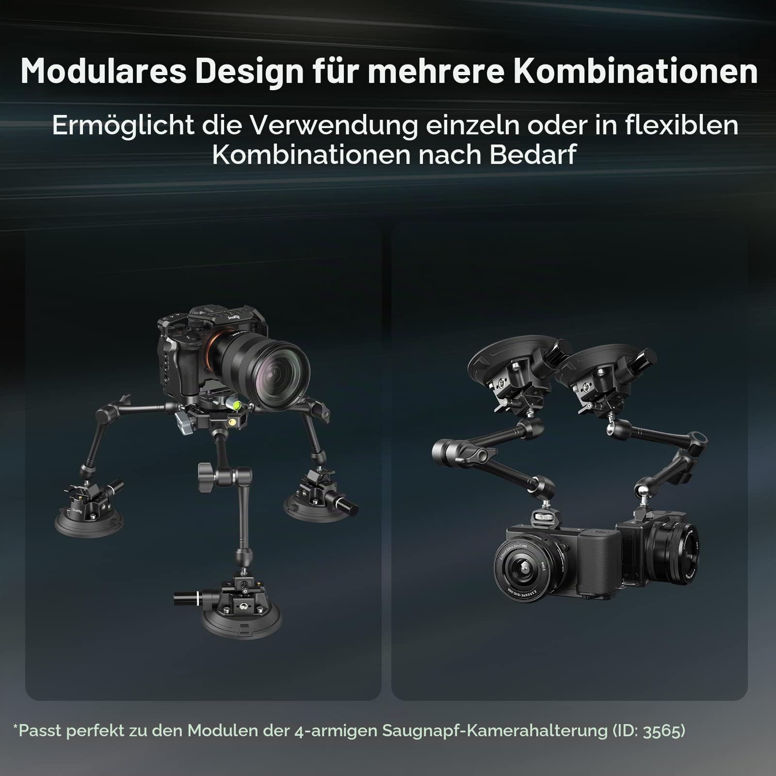smallrig-4122c-4-zoll-saugnapf-kamerahalterung-bis-2-kg-f-r-auto image 8