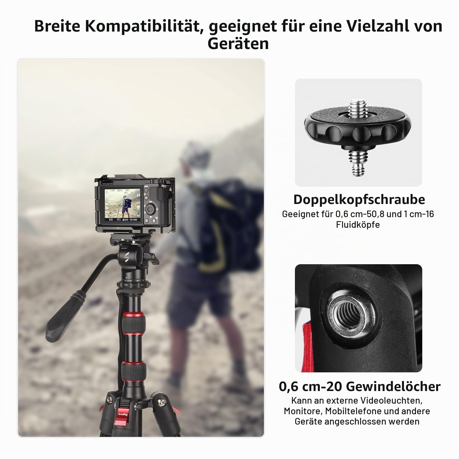 smallrig-3983-t10-68-zoll-aluminium-reisestativ-mit-einbeinstativ-funktion-15kg- image 5