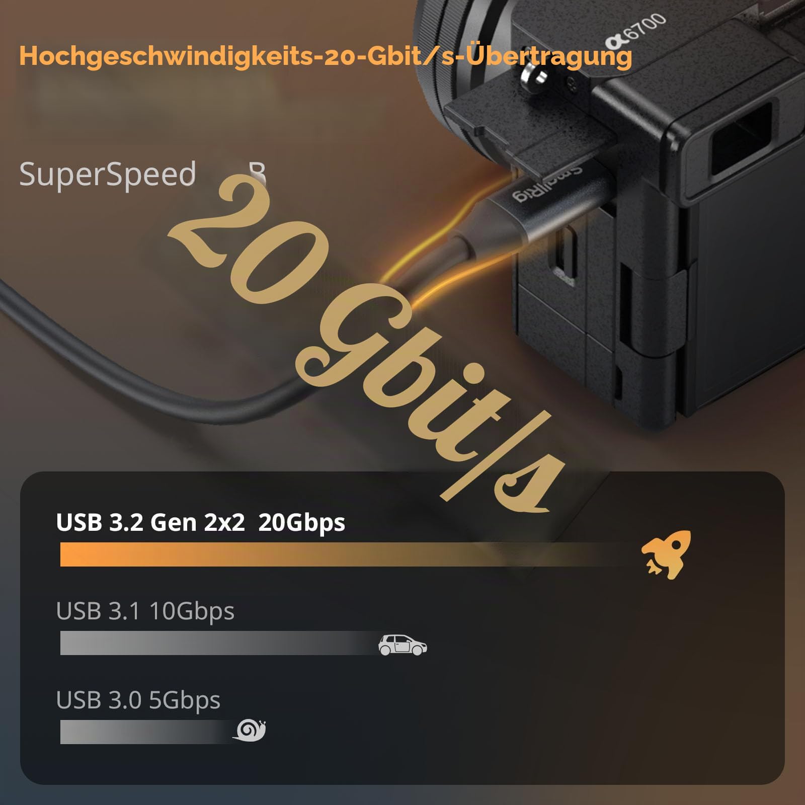 smallrig-4788-usb-c-datenkabel-35-cm-20-gbit-s-100w-pd image 2