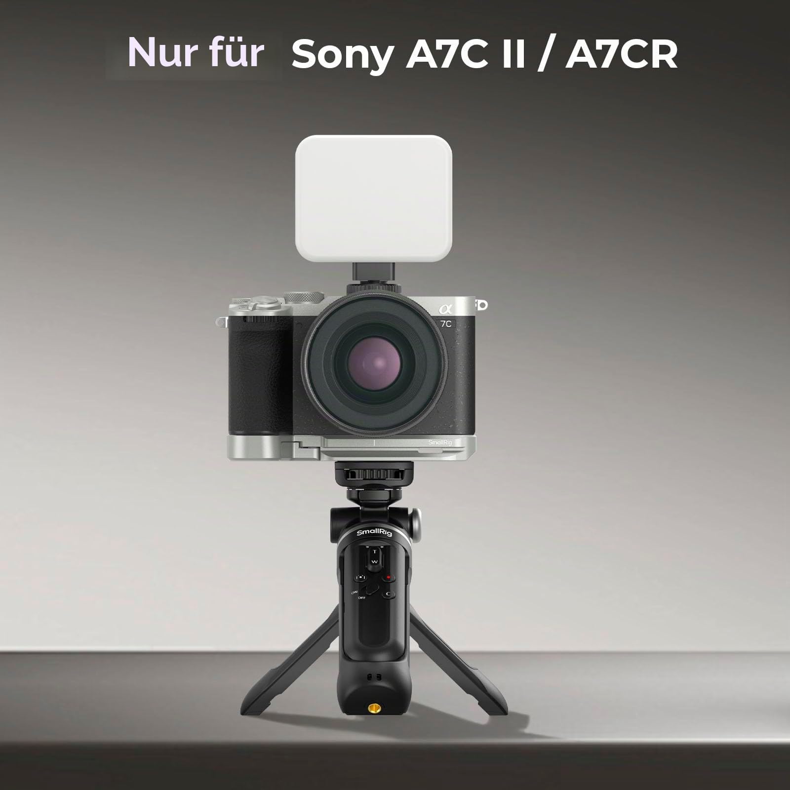 smallrig-grundplatte-5482-f-r-sony-alpha-7c-ii-7cr-mit-airtag-slot-silber image 2