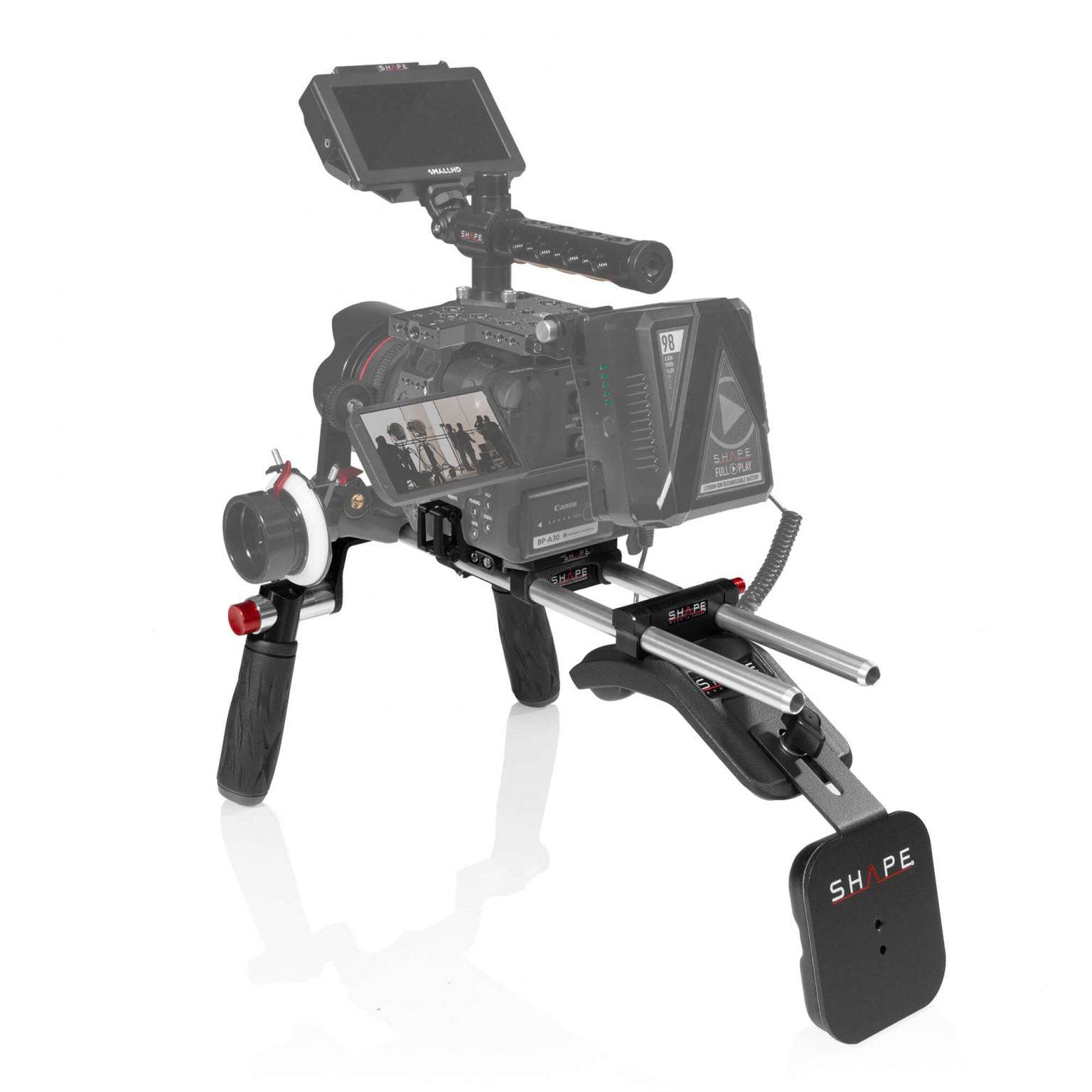shape-canon-c70-schulterst-tze-shoulder-mount-mit-adapterplatte-und-18-15-mm-rod image 7