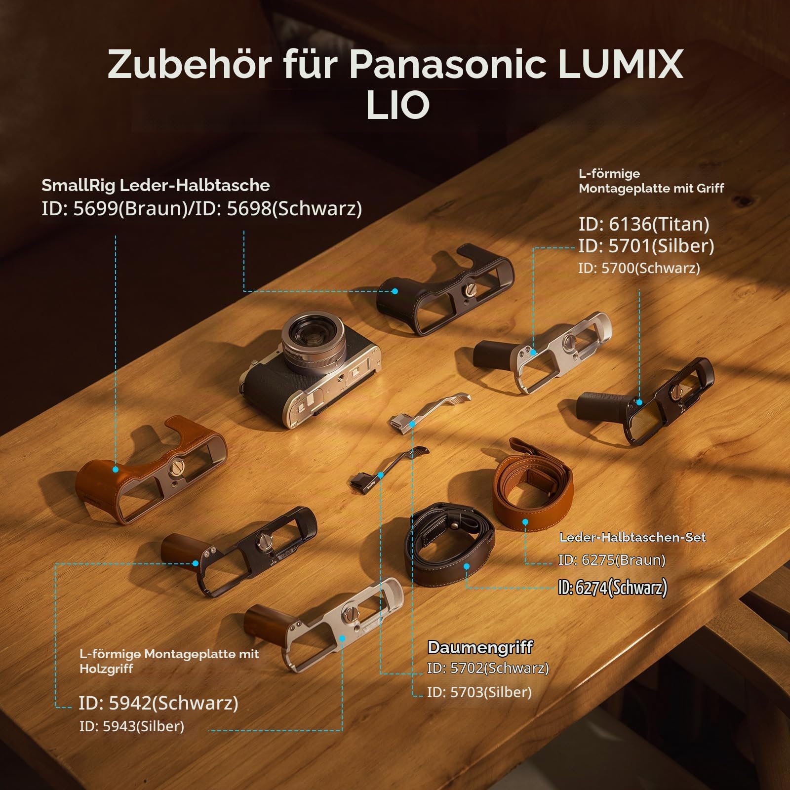 smallrig-5701-l-f-rmiger-griff-f-r-panasonic-lumix-l10-silber image 8