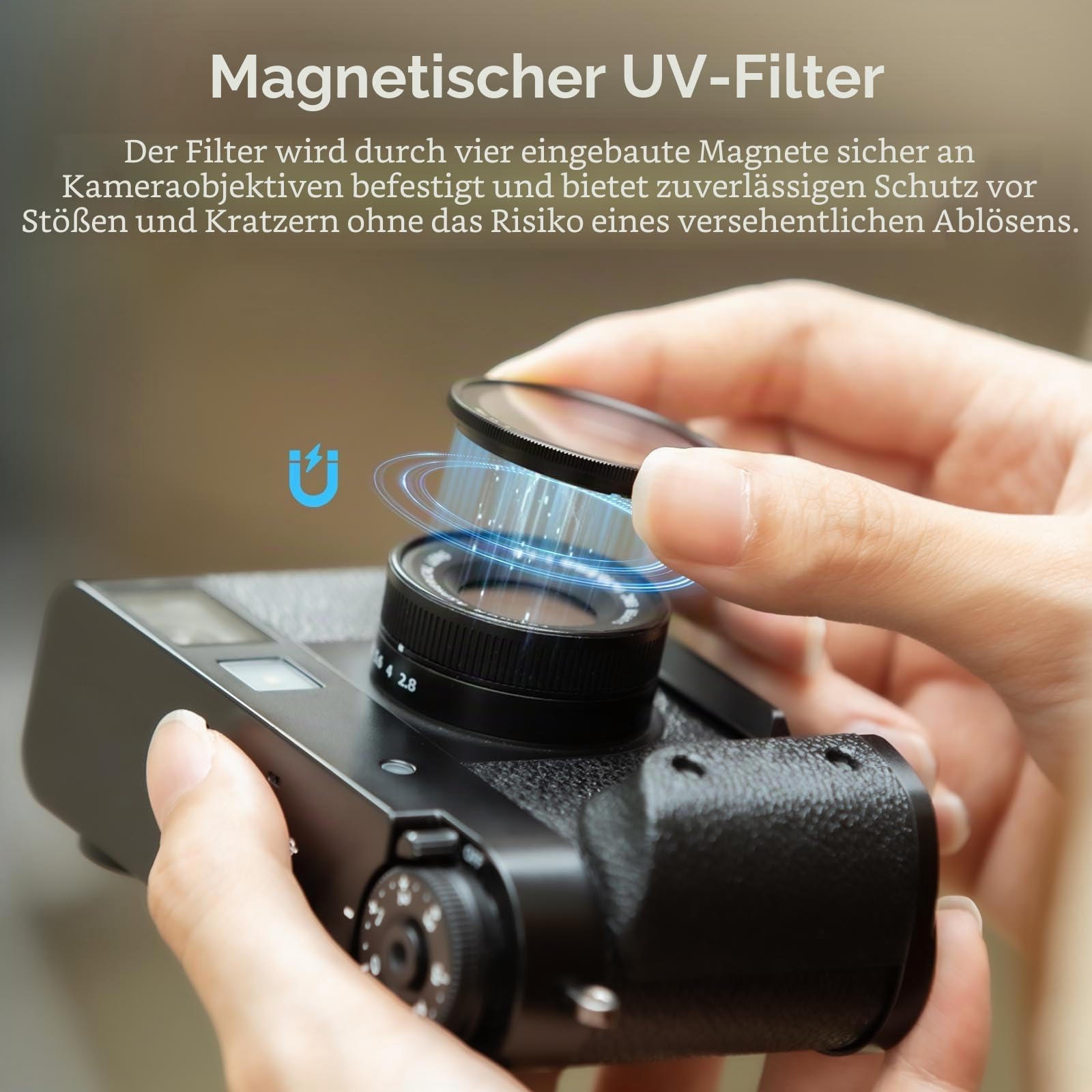 smallrig-5214-magnetischer-uv-filter-f-r-fujifilm-x-half-schwarz image 2