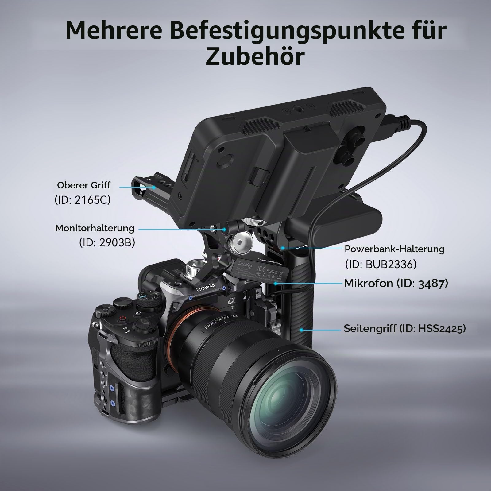 smallrig-4308-cage-kit-mit-kabelklemme-f-r-sony-alpha-7r-v-7-iv-7s-iii-kamera-ca image 5