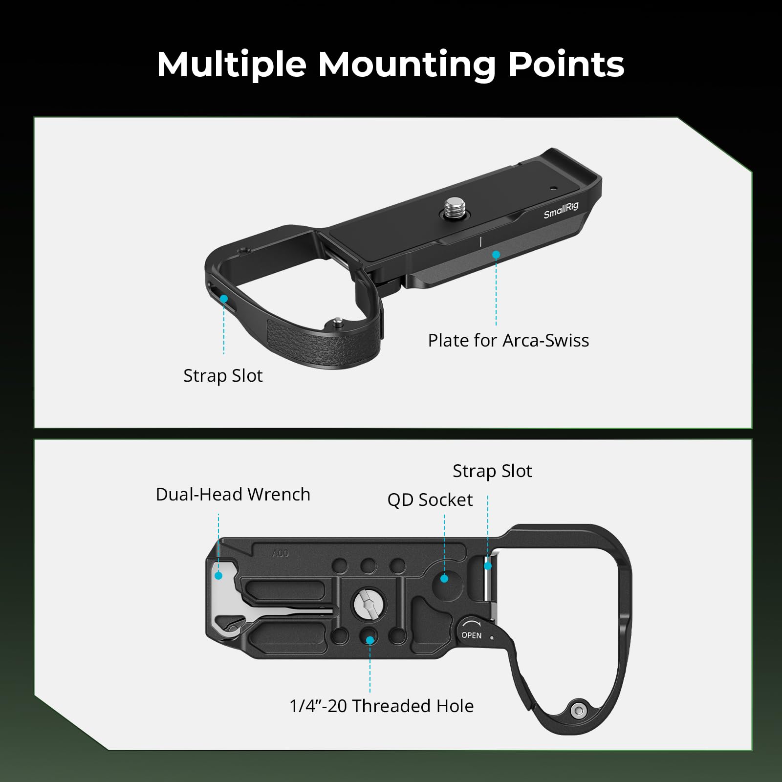 smallrig-6705-grundplatte-montageplatte-f-r-sony-alpha-7r-vi image 3
