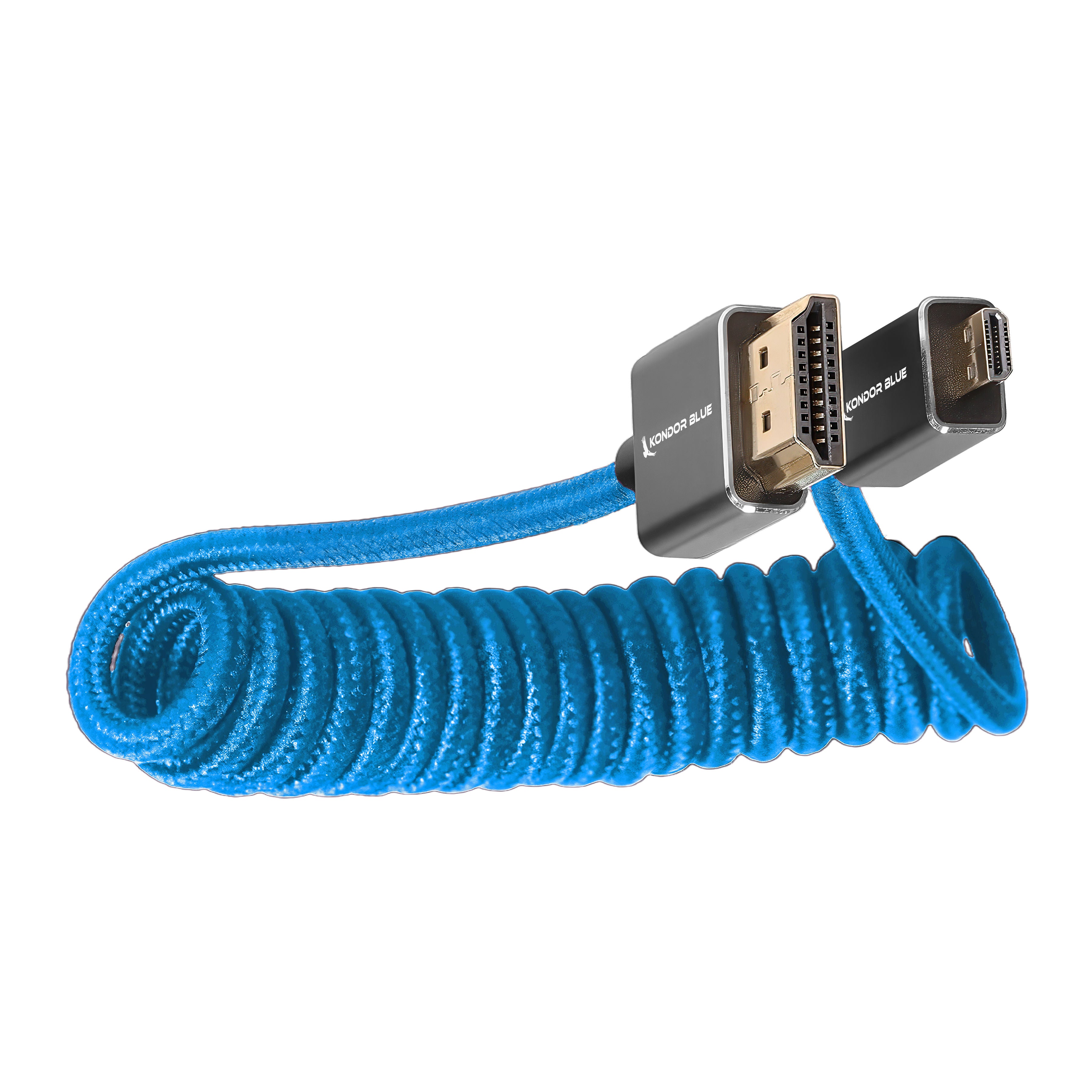 kondor-blue-micro-hdmi-auf-hdmi-kabel-12-24-coiled-nylon-braid image 4