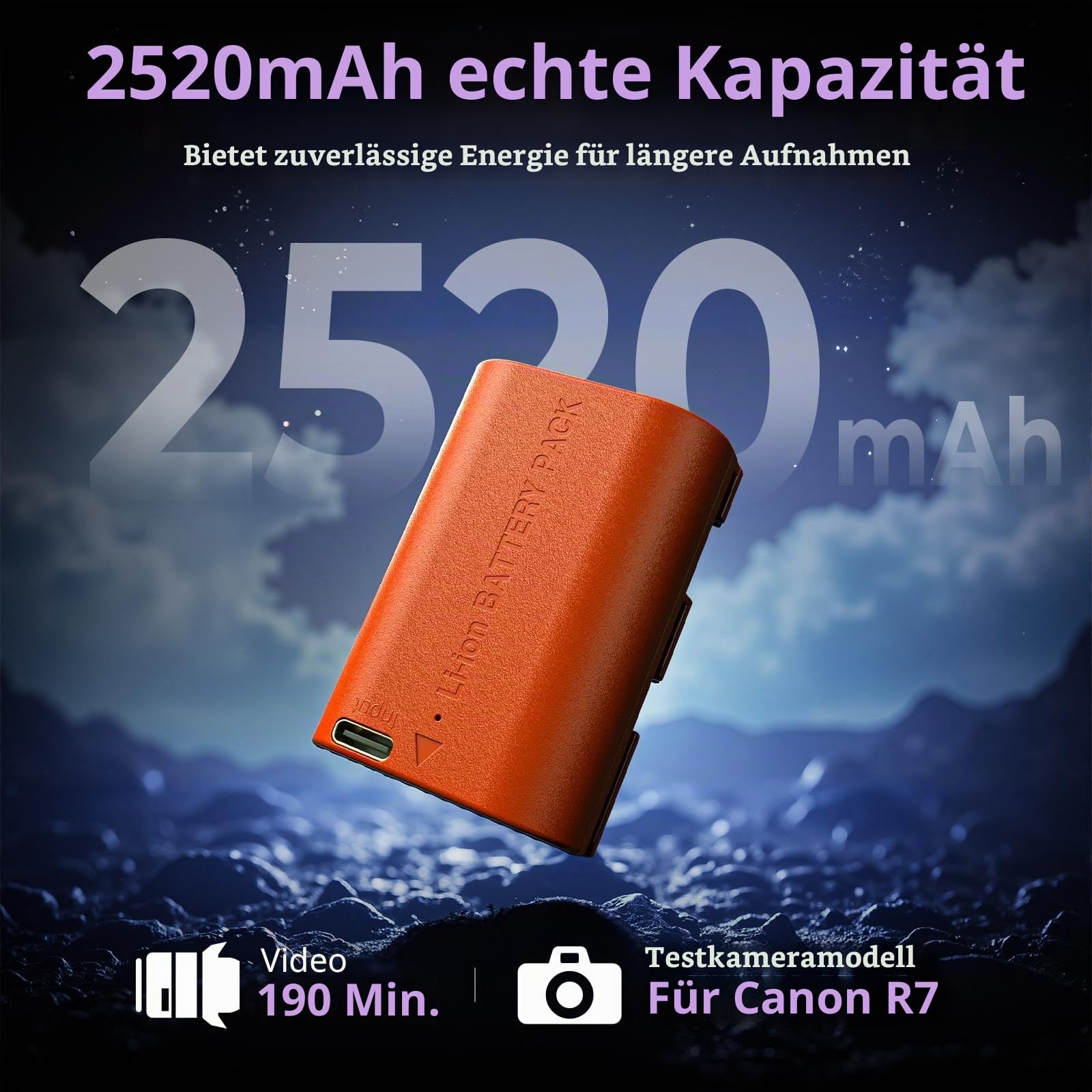 smallrig-lp-e6p-ersatz-akku-2520-mah-mit-usb-c-schnellladung-f-r-canon image 2