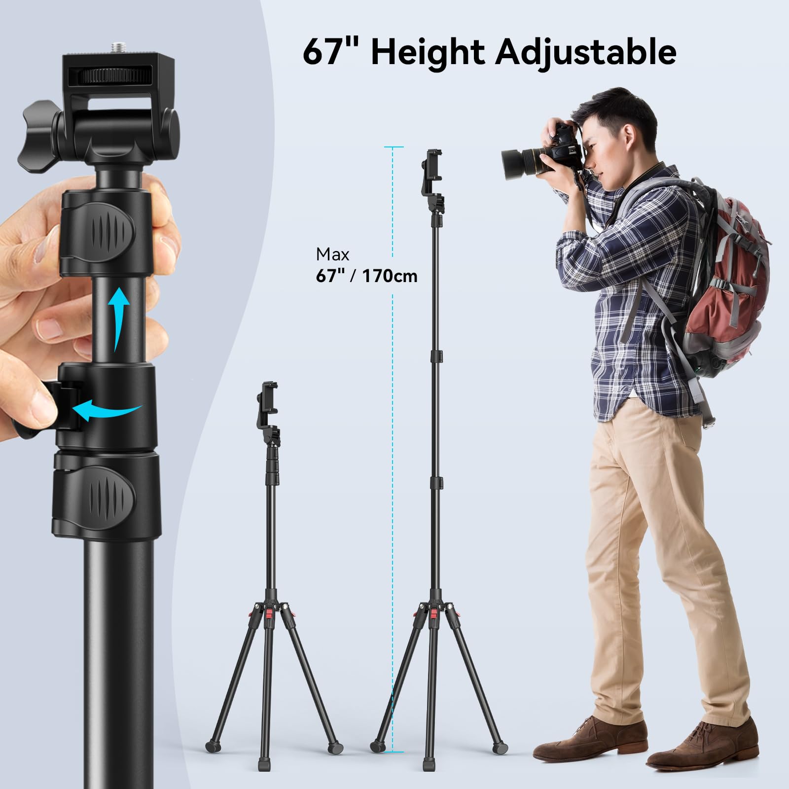 smallrig-encore-pt-30-4363-phone-tripod-170cm-stativ-mit-fernbedienung image 4