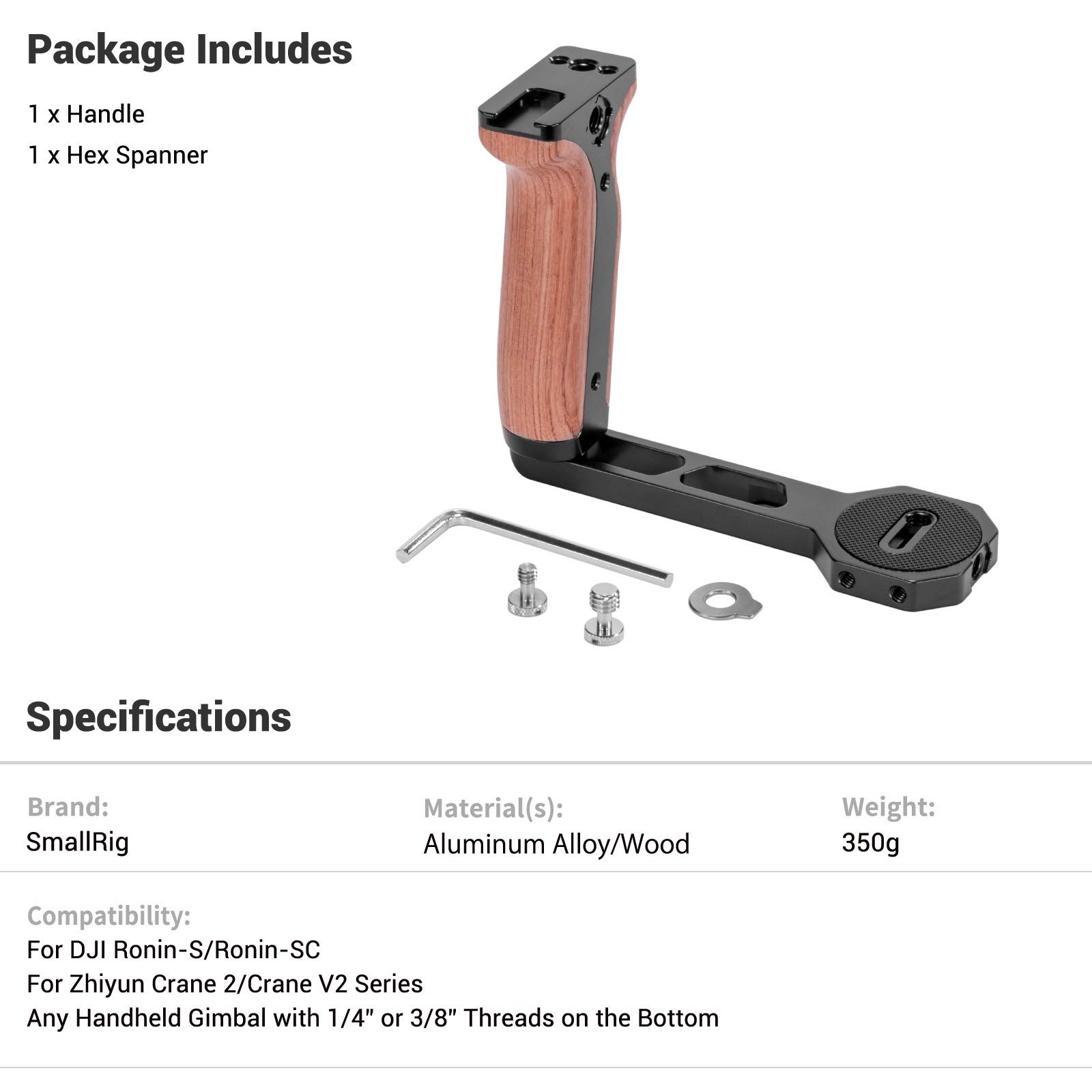 smallrig-bss2222b-holz-seitengriff-f-r-dji-rs-3-rs-2-ronin-s-sc-zhiyun-crane image 7