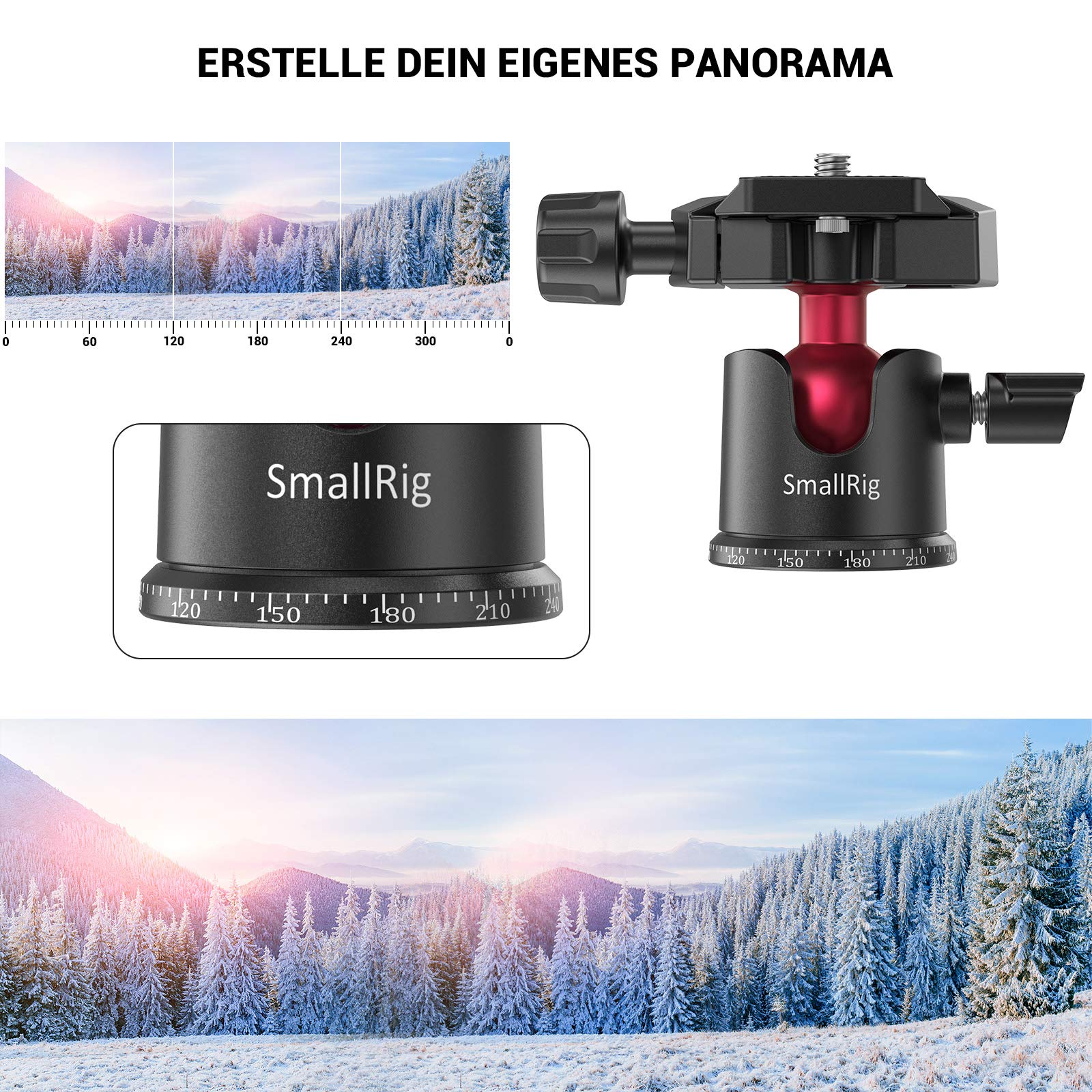 smallrig-mini-kugelkopf-2665-360-panorama-bis-2kg image 5