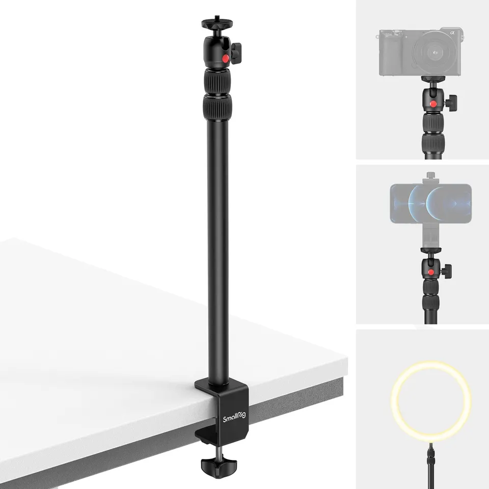 smallrig-3488-tisch-lichtstativ-mit-1-4-20-kugelkopf-f-r-kamera-ringlicht-und-st image 1