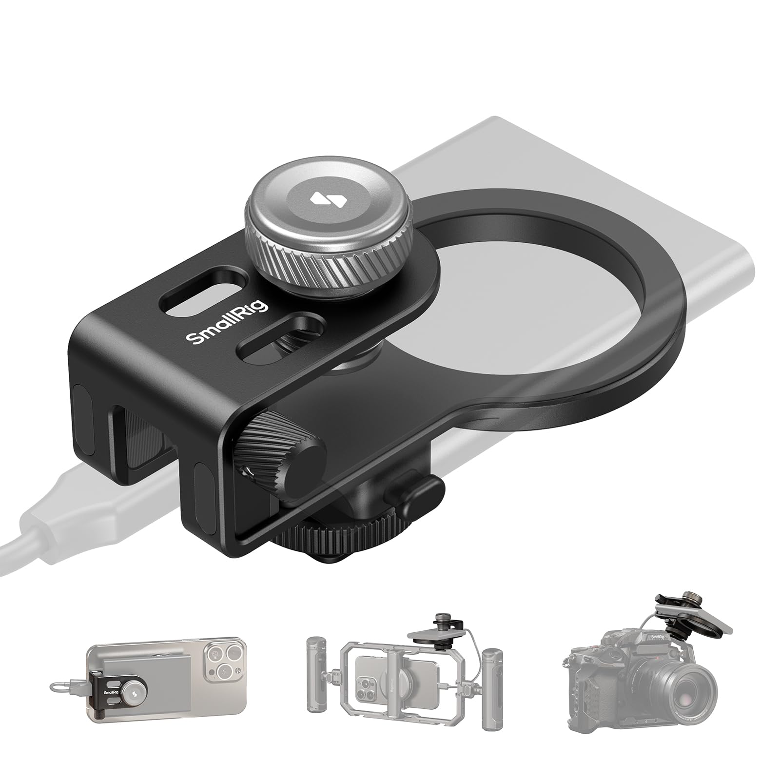 smallrig-4779-ssd-halterung-2-in-1-f-r-magsafe-mit-cold-shoe-und-kabelklemme image 1