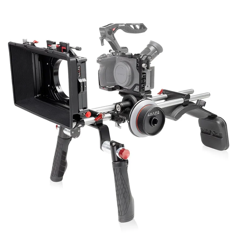 shape-shoulder-mount-matte-box-follow-focus-kit-f-r-sony-fx2-cage-rig-set image 1