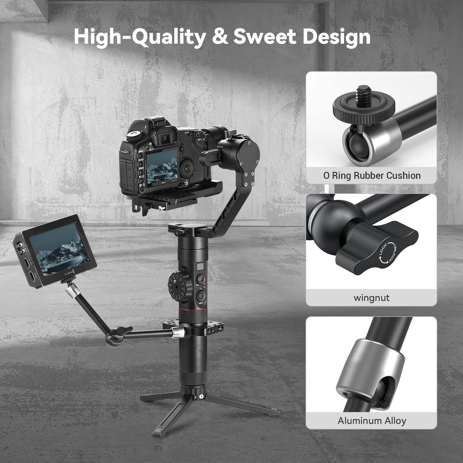 smallrig-2066b-magic-arm-9-8-zoll-f-r-monitor-bis-2-5-kg image 7