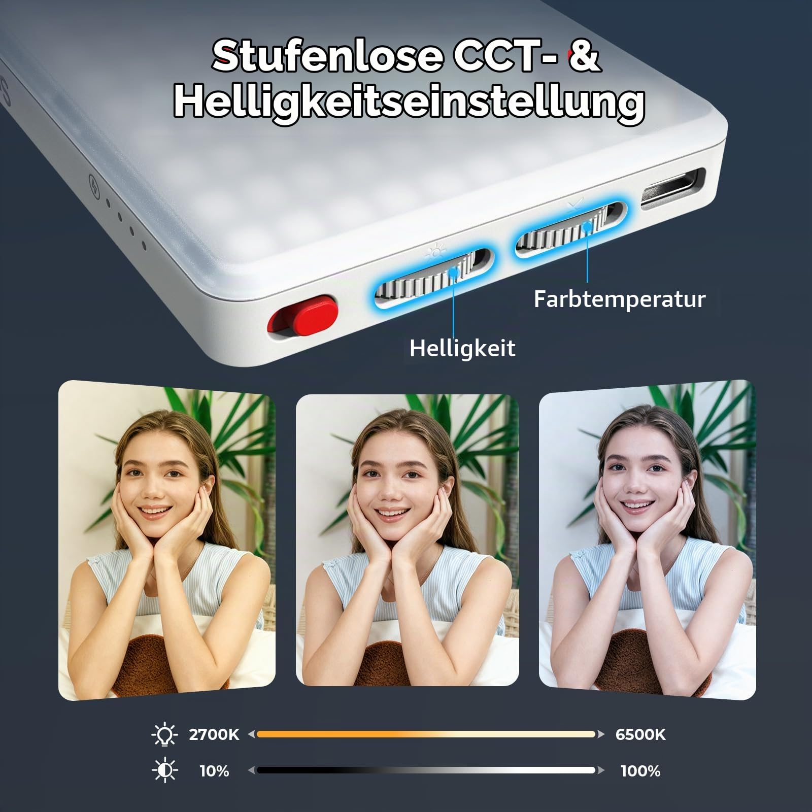 smallrig-5640-m3-magnetisches-selfie-licht-mit-clip-2000mah-2700k-6500k image 3