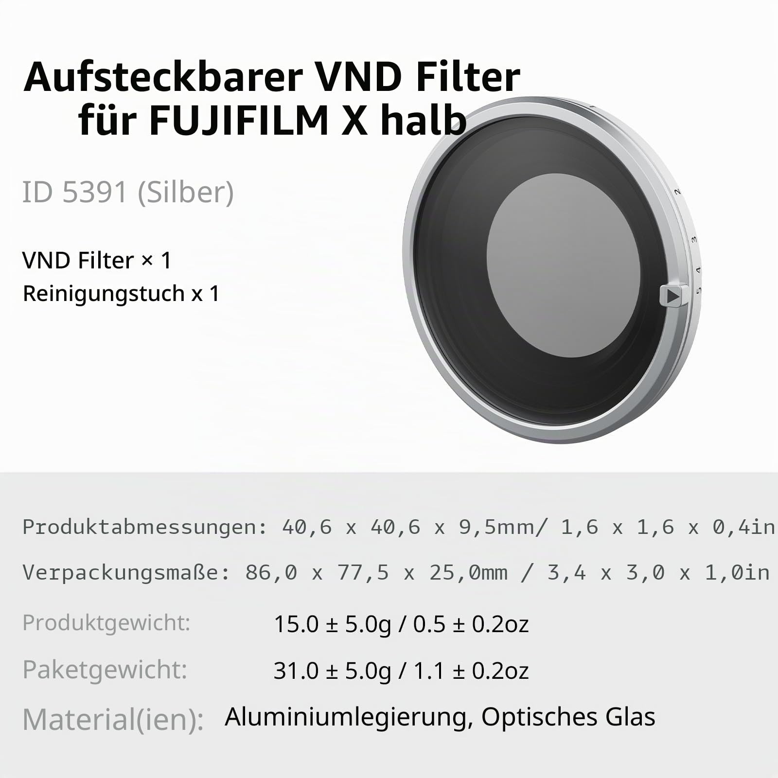 smallrig-5391-magnetischer-vnd-filter-nd2-nd32-silber-f-r-fujifilm-x-half image 8