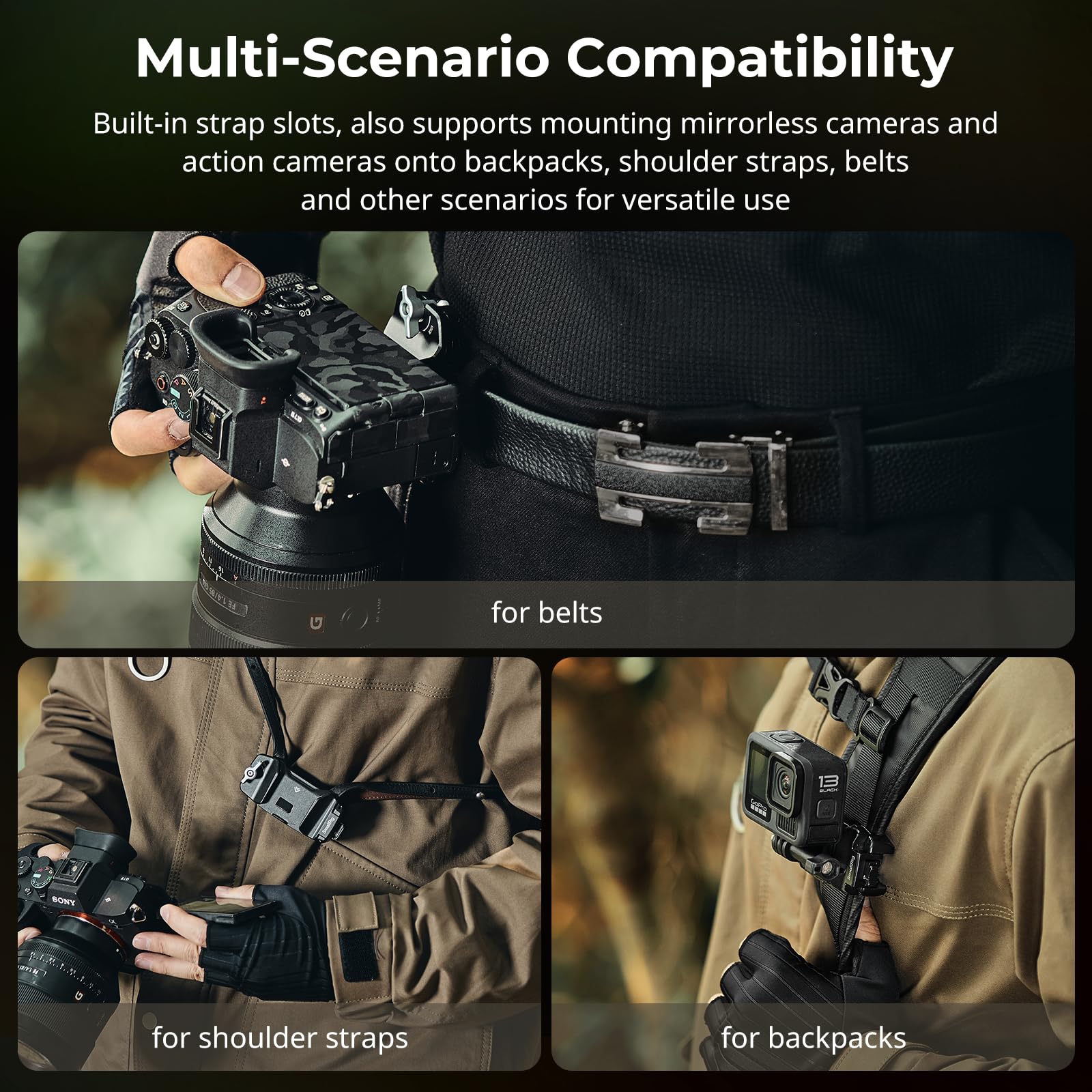 smallrig-kameraclip-mit-platte-5053-rucksackgurt-clip-arca-swiss-schnellwechsel image 7