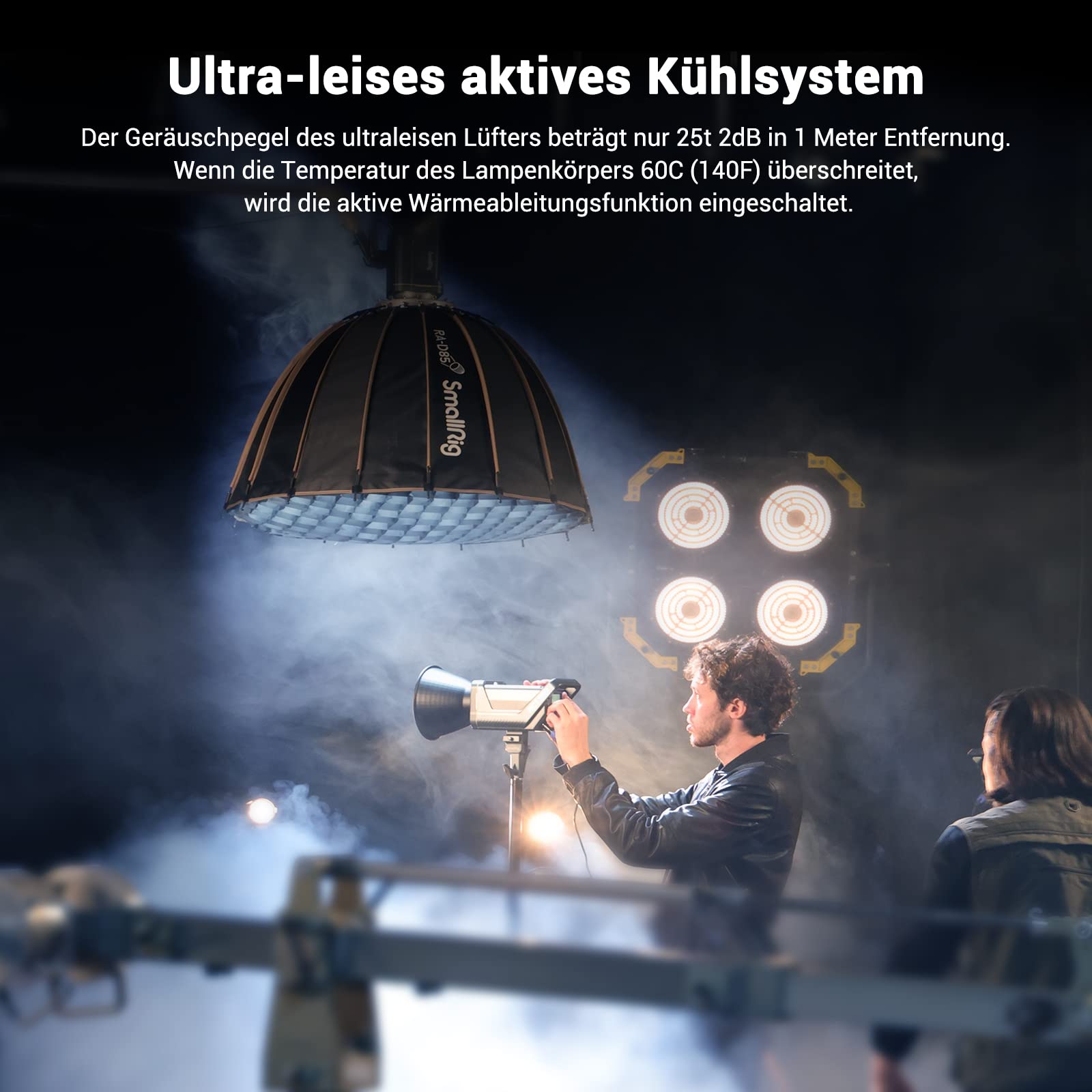 smallrig-rc-120b-3615-cob-video-light-bi-color-2700k-6500k-120w-mit-bowens-mount image 4