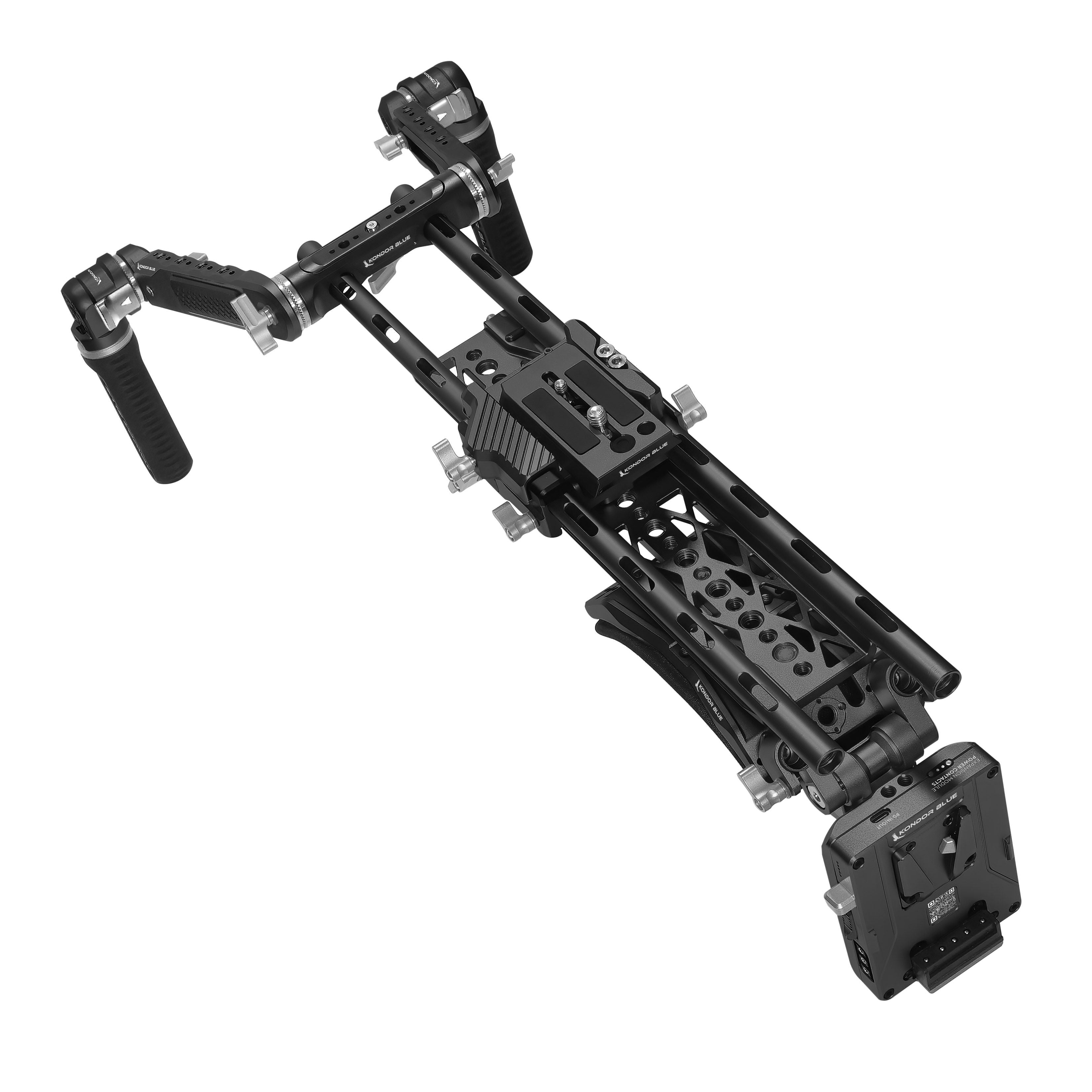 kondor-blue-shoulder-rig-pro-mkii-schulter-rig-bundle-v-mount-gold-mount image 3