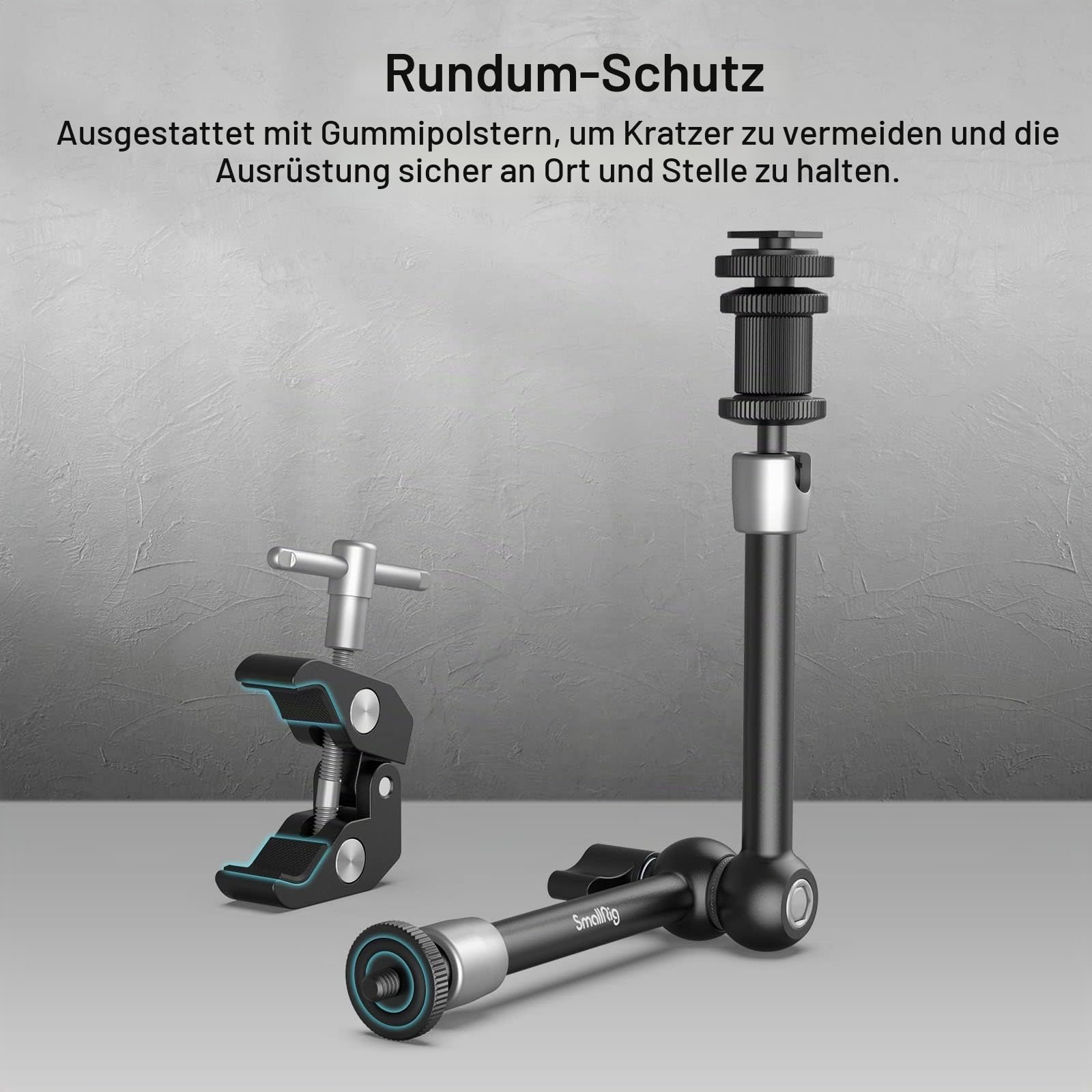 smallrig-3726-super-clamp-mit-11-gelenkarm-und-cold-shoe-mount-kit image 3