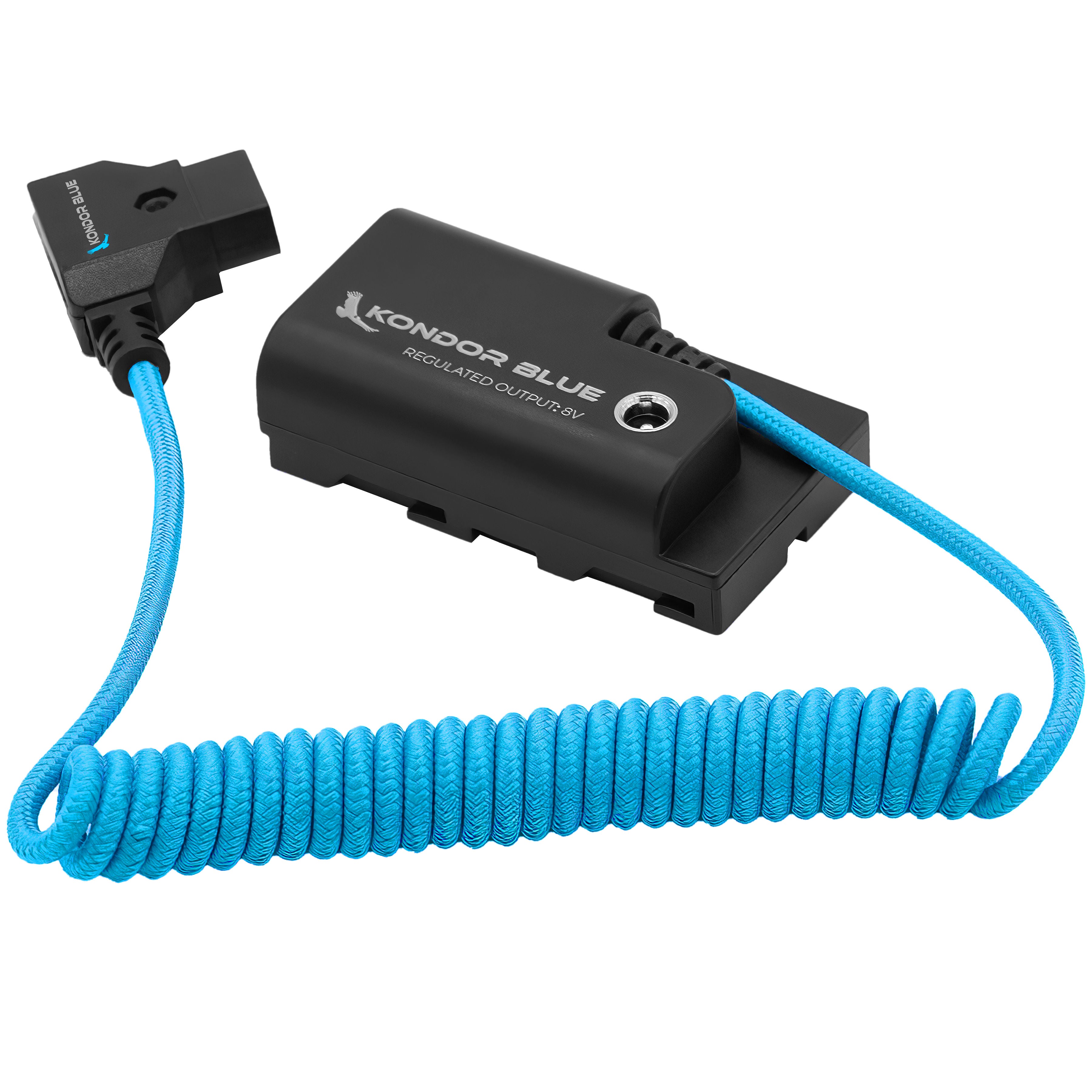 kondor-blue-d-tap-auf-sony-l-serie-npf-dummy-battery-kabel-8v image 1